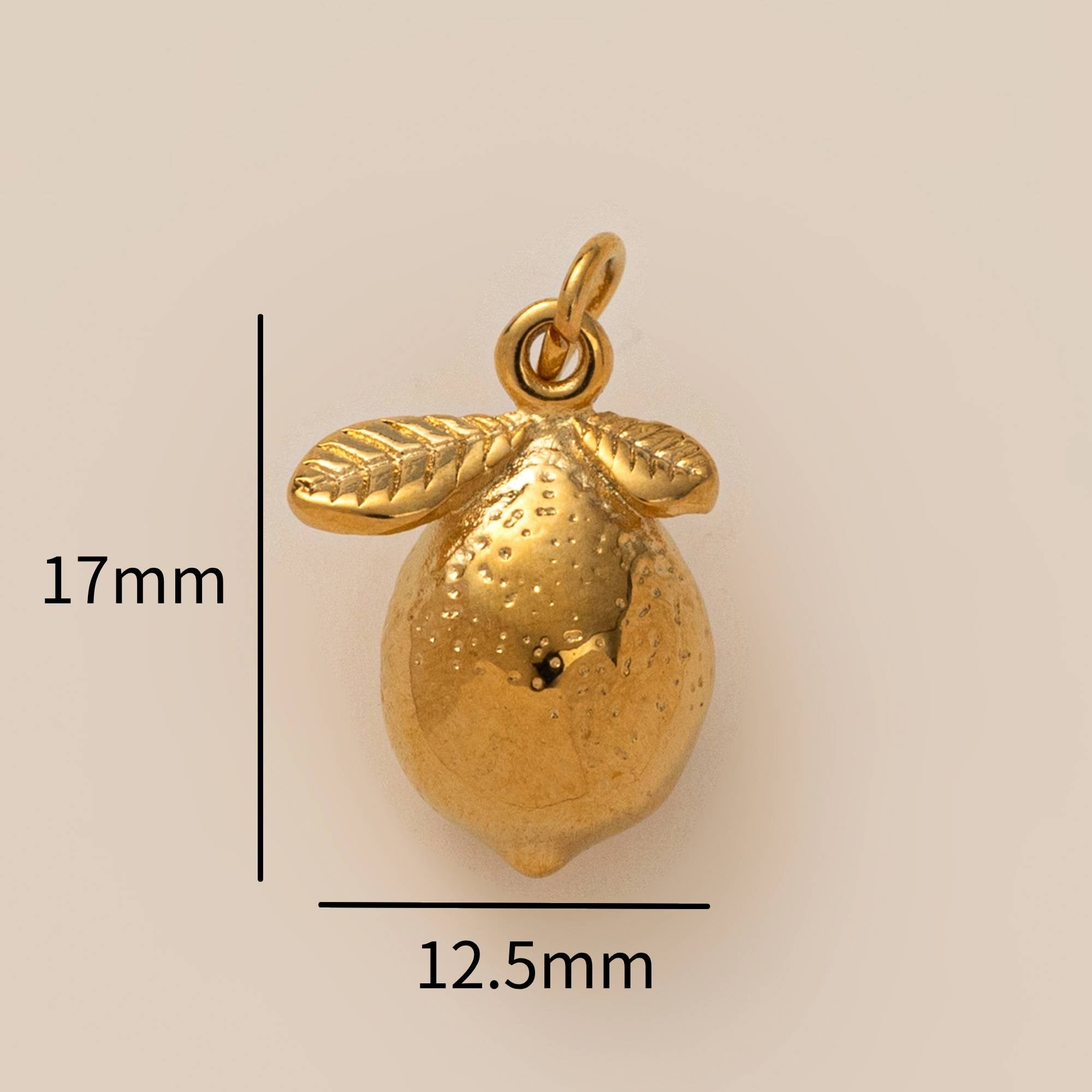 Charms Anhänger - DIY KETTE - wasserfest, Edelstahl, 18k vergoldet