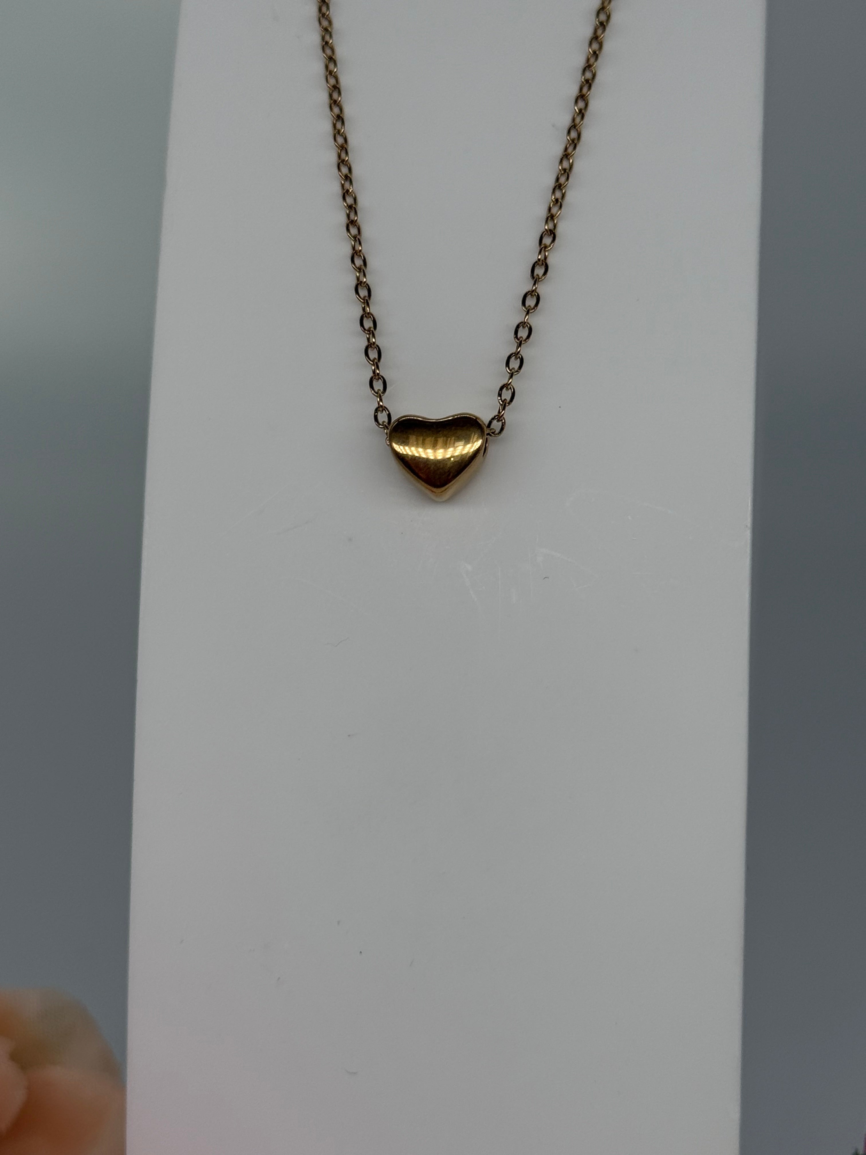 Kette SMALL HEART - in Gold und Silber