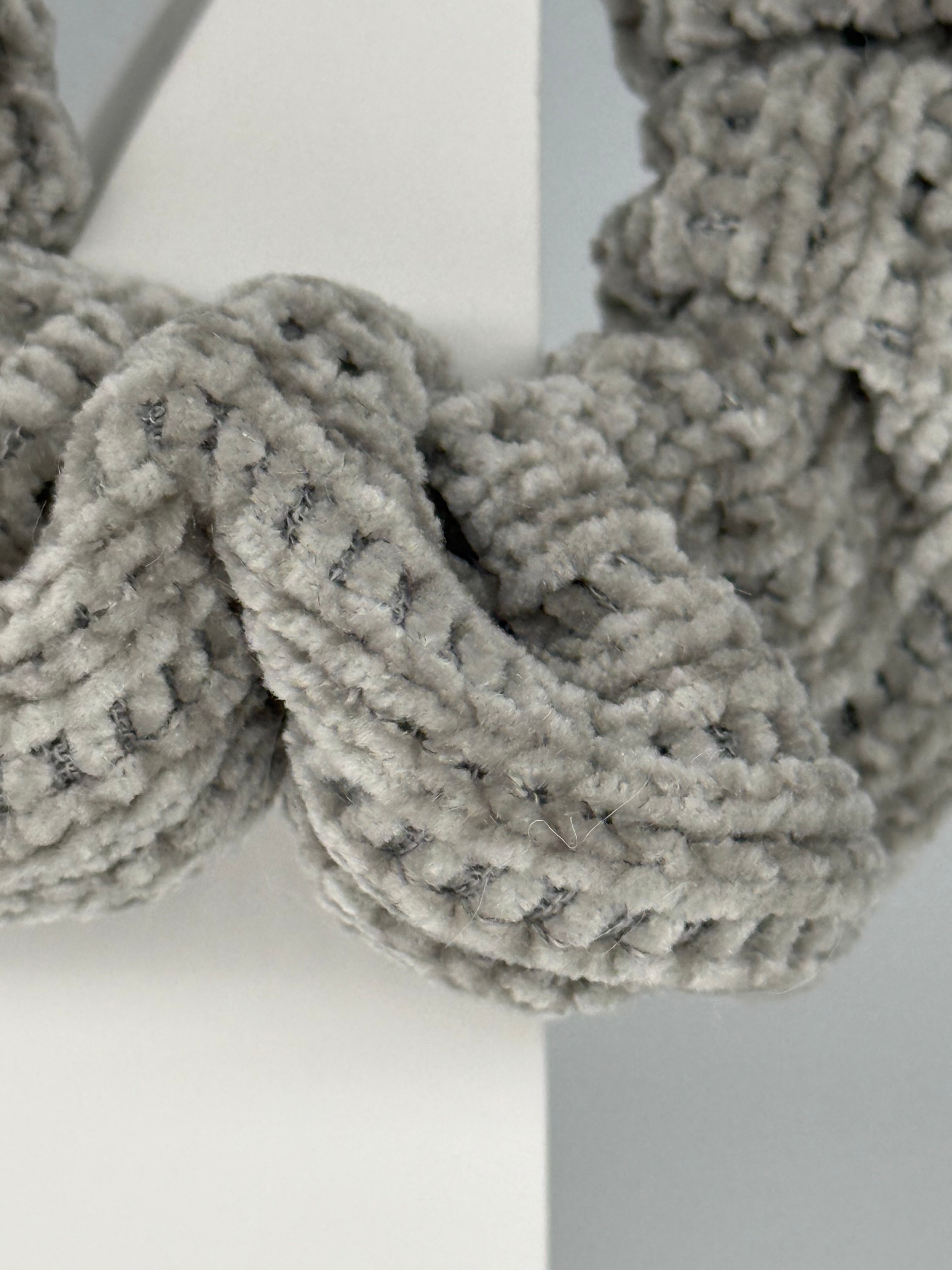 Scrunchie Soft Strick Haargummi MIDI Size