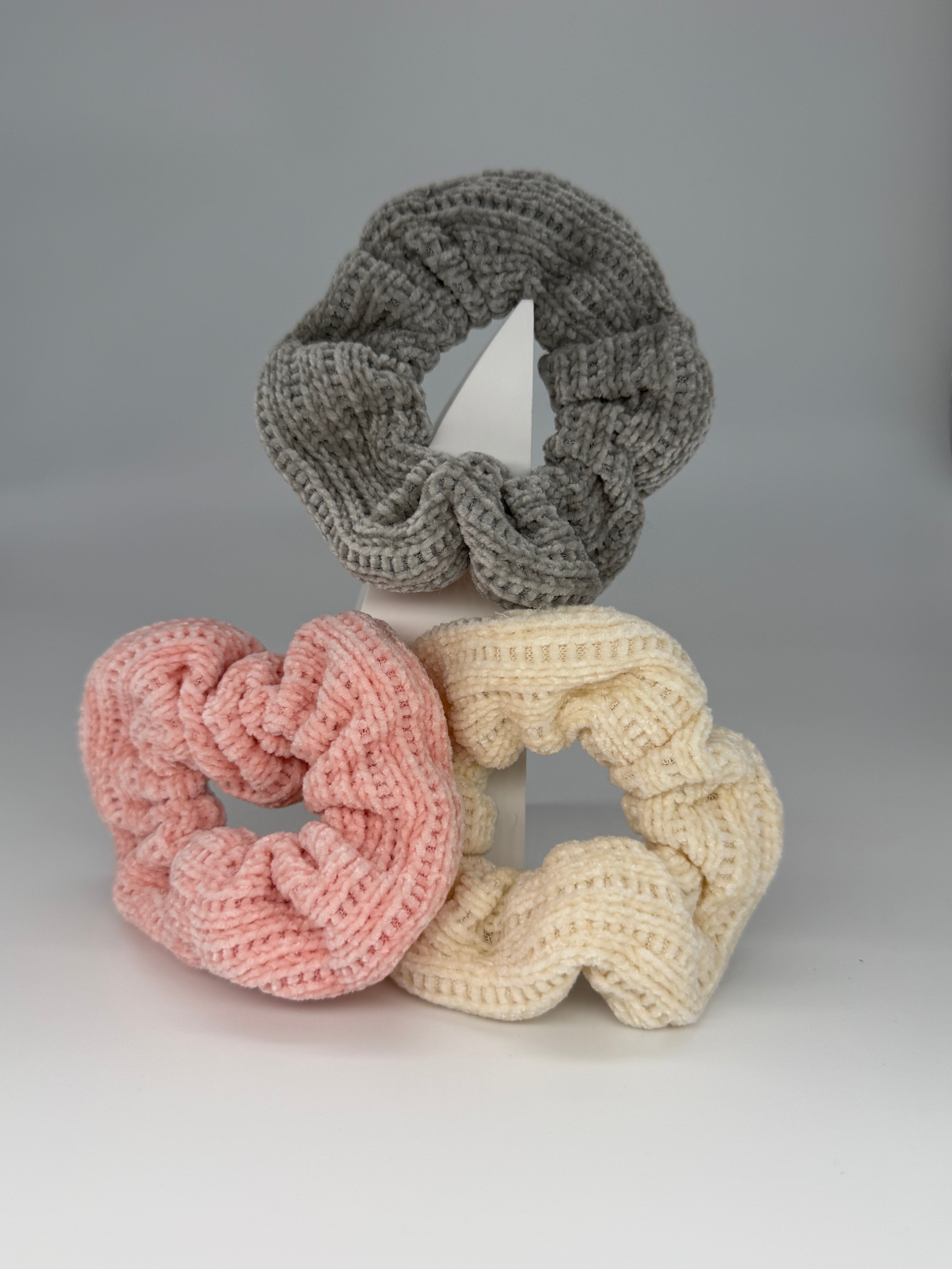 Scrunchie Soft Strick Haargummi MIDI Size