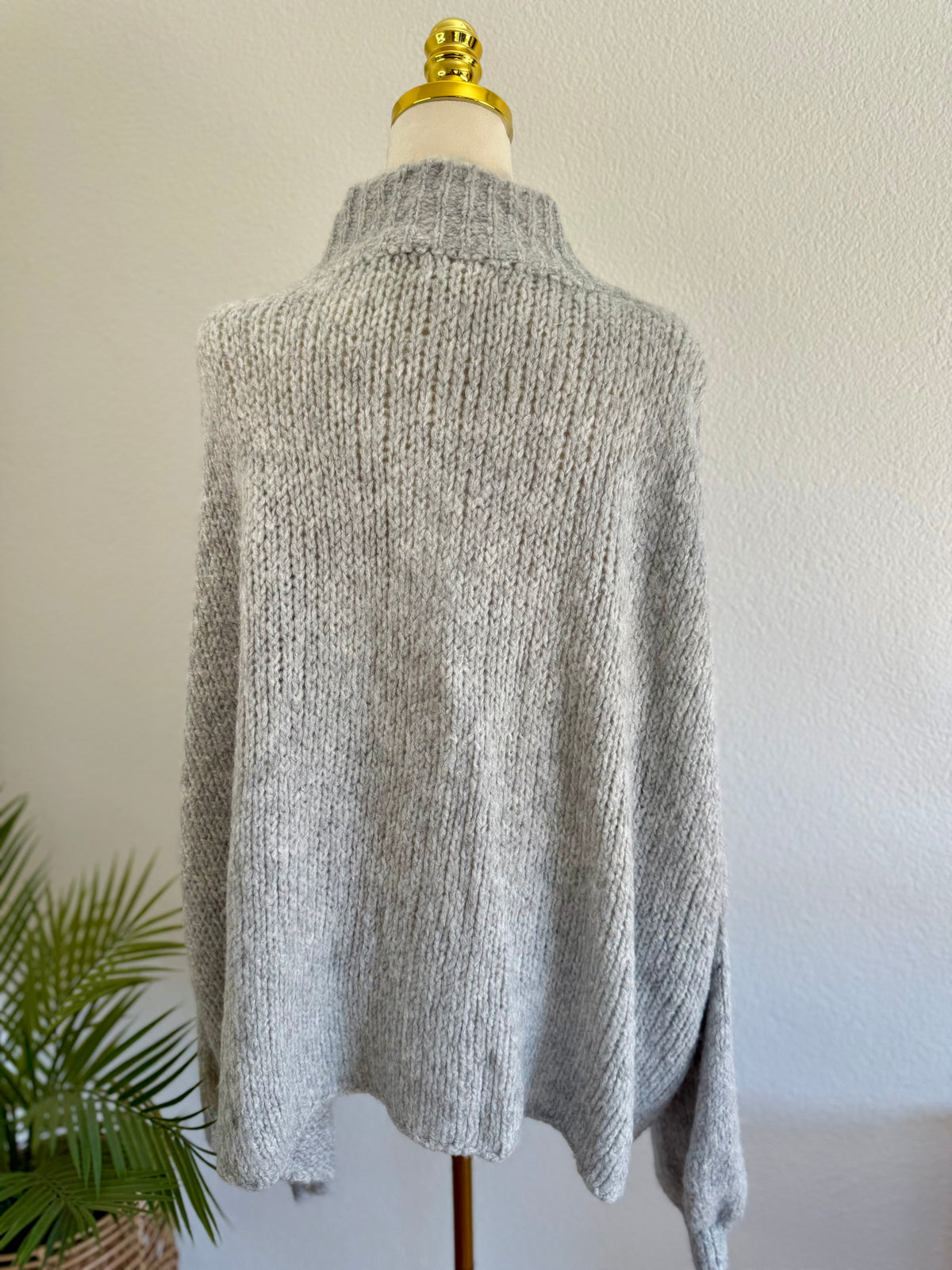 Ultra Oversize Strickcardigan mit Knopfleiste