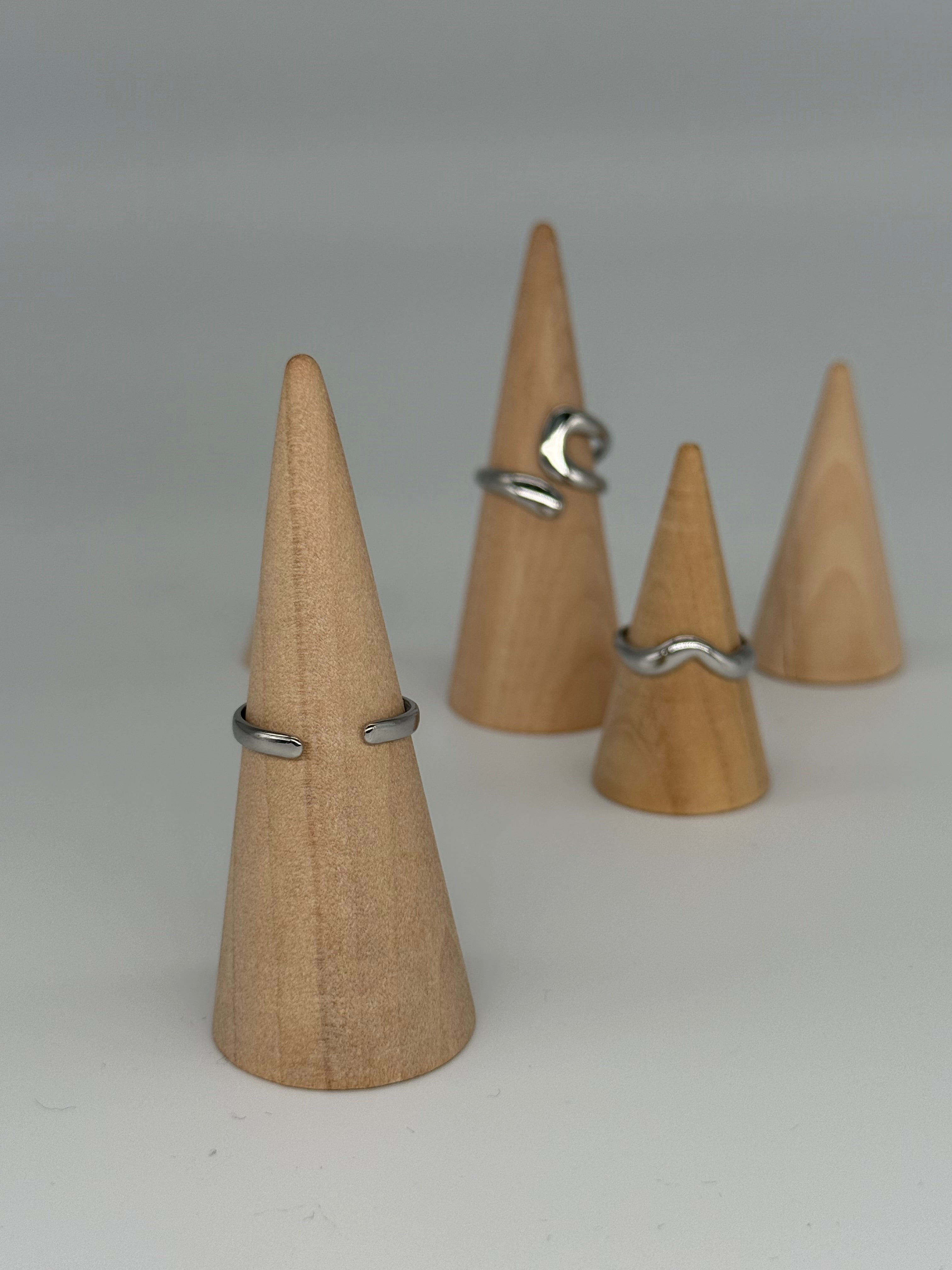 CLASSIC Ring (Silber) - größenverstellbar + 18K Vergoldung (verschiedene Ausführungen)