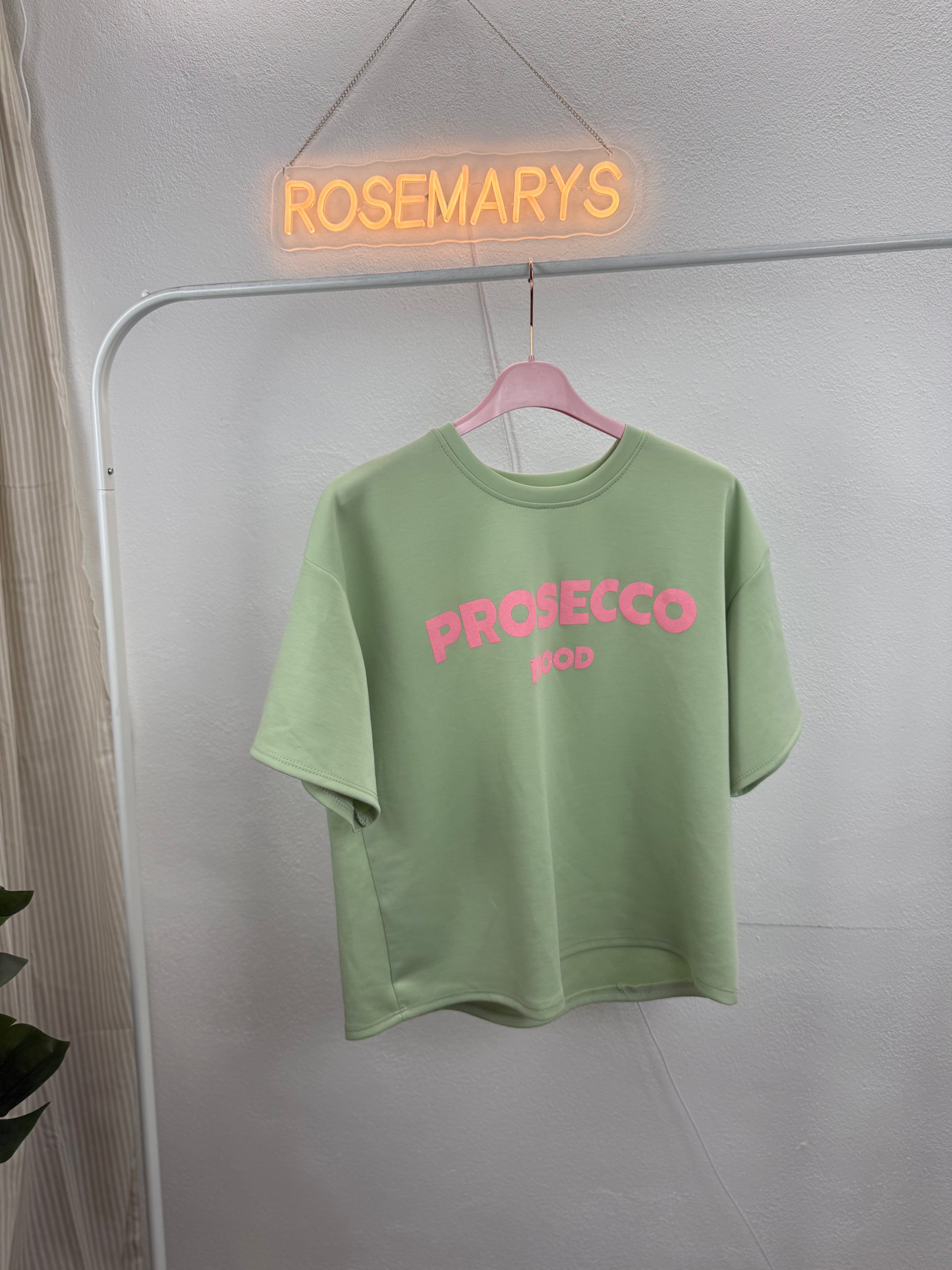 Tshirt aus Butterstoff - PROSECCO MOOD - verschiedene Farben