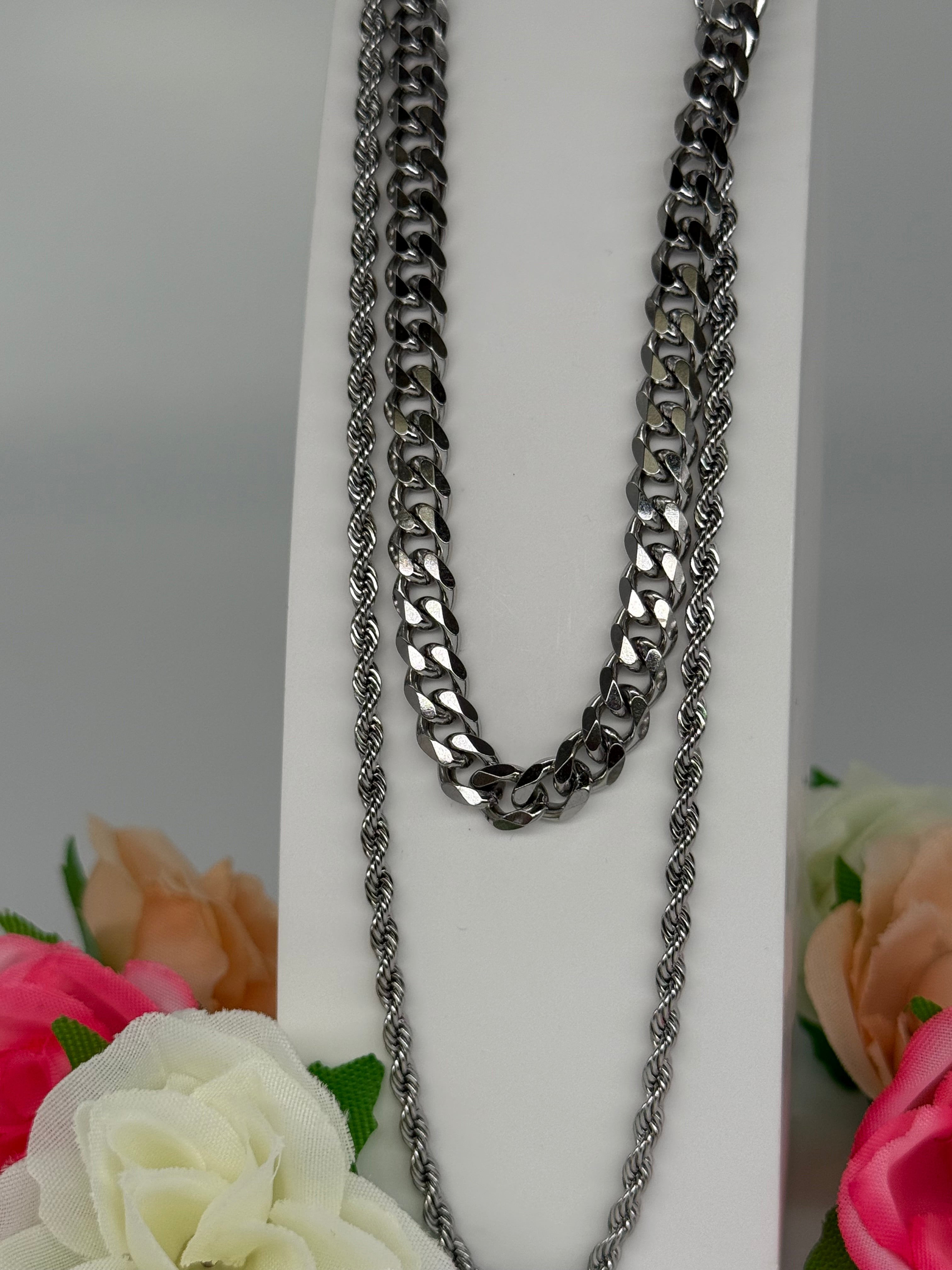 Doppelkette CHAINED - wasserfest, rostfrei