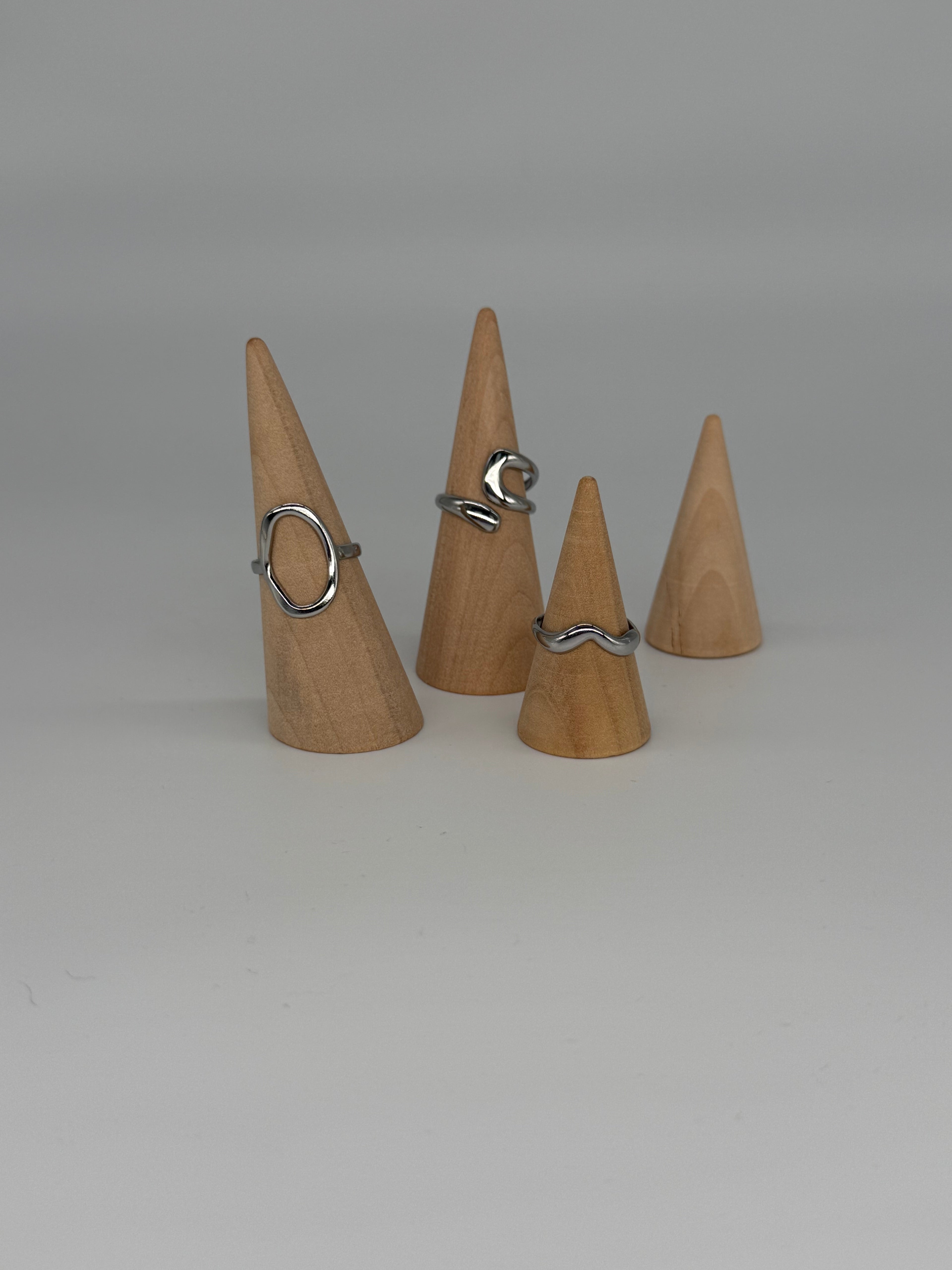 CLASSIC Ring (Silber) - größenverstellbar + 18K Vergoldung (verschiedene Ausführungen)