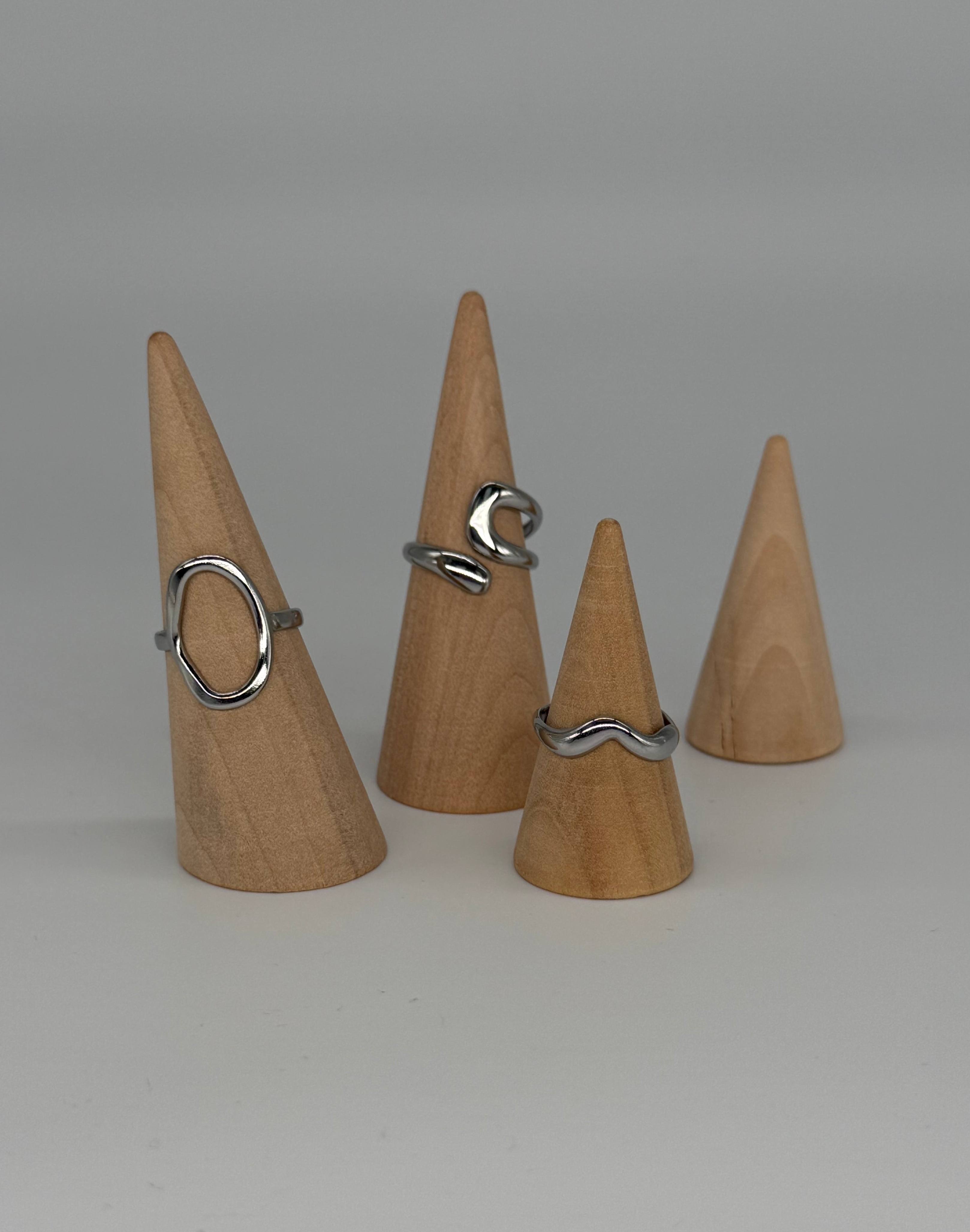 CLASSIC Ring (Silber) - größenverstellbar + 18K Vergoldung (verschiedene Ausführungen)