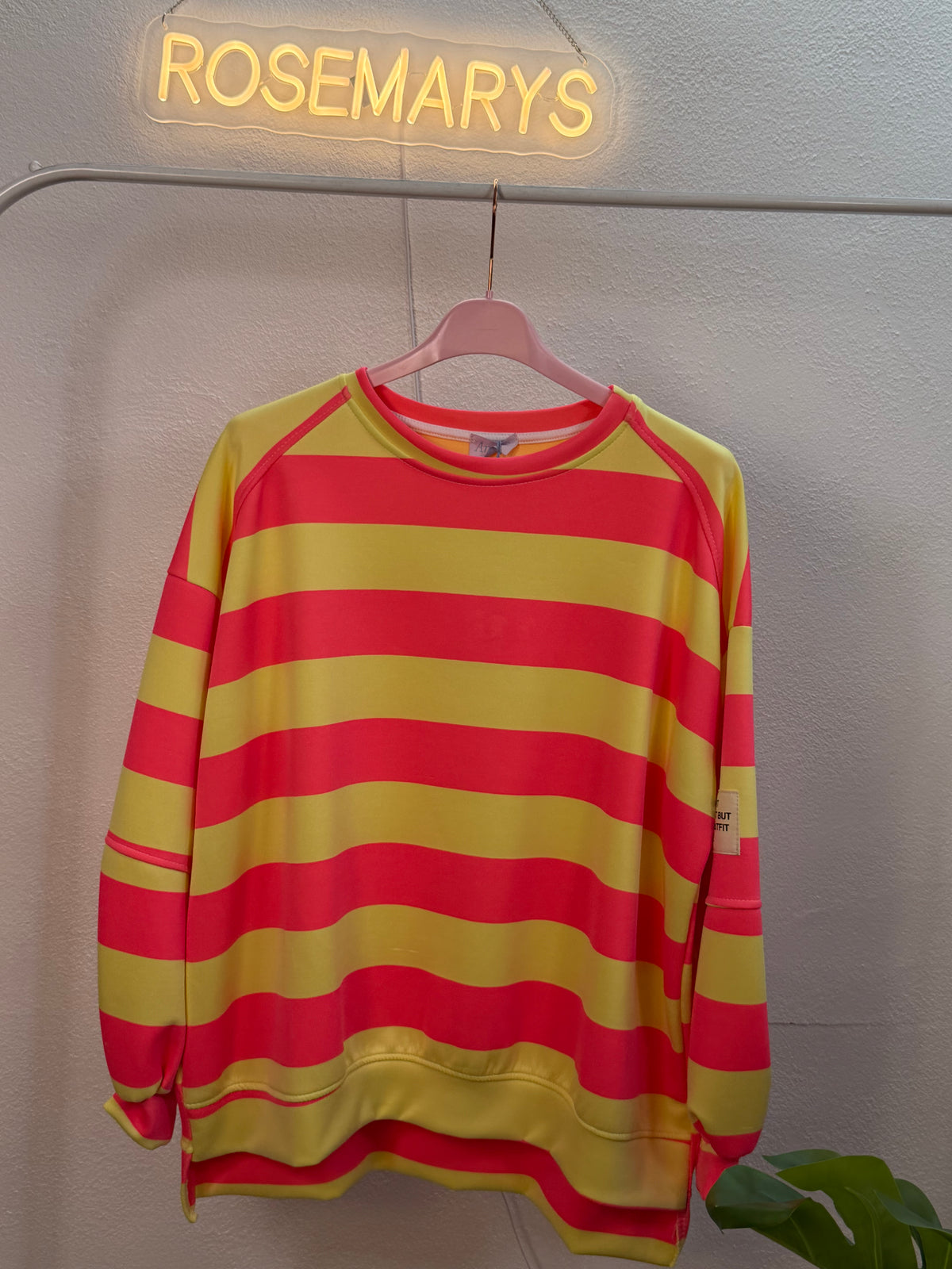 Color Crush Oversize-Pullover 🌈 - mit Streifen