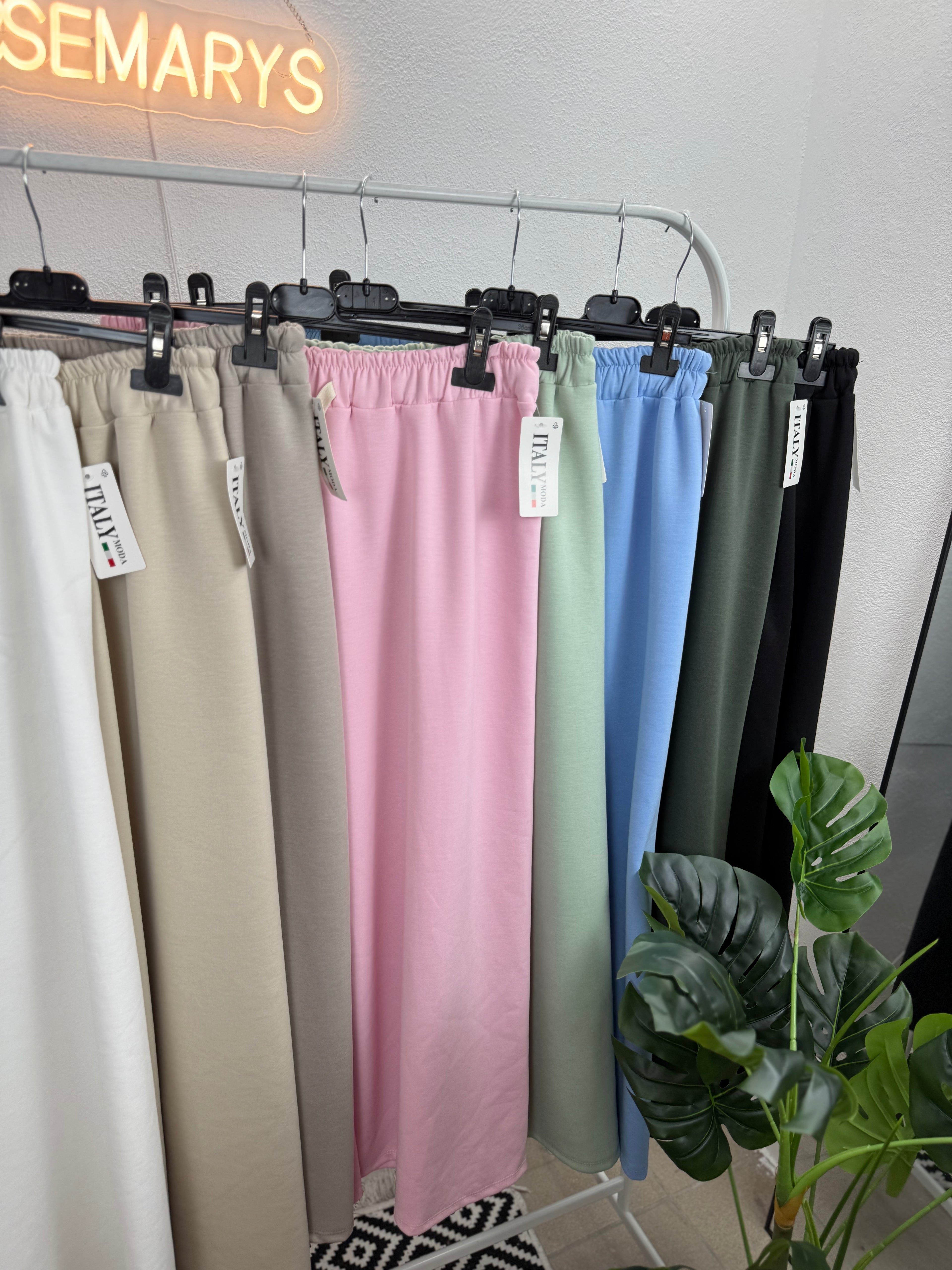 Weite Hose AMY - aus Butterstoff