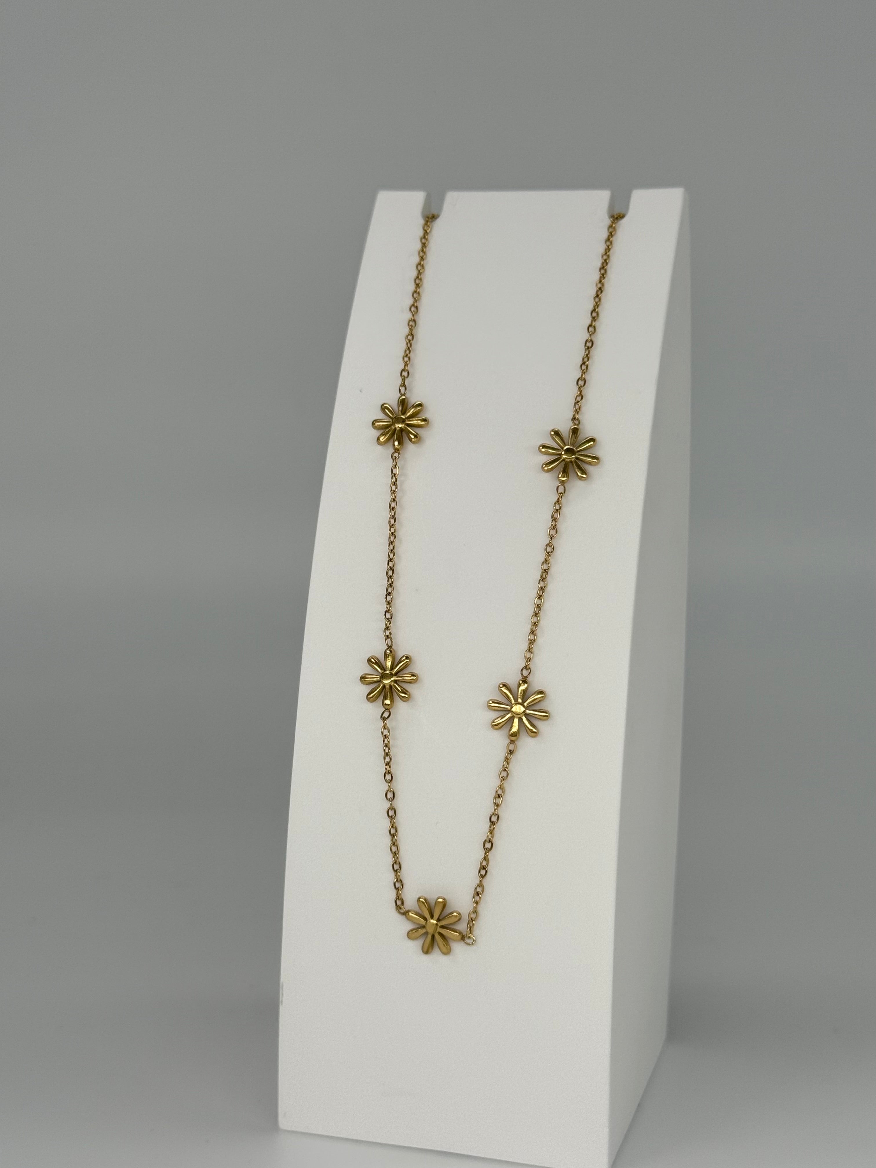 Kette mit Blumendesign