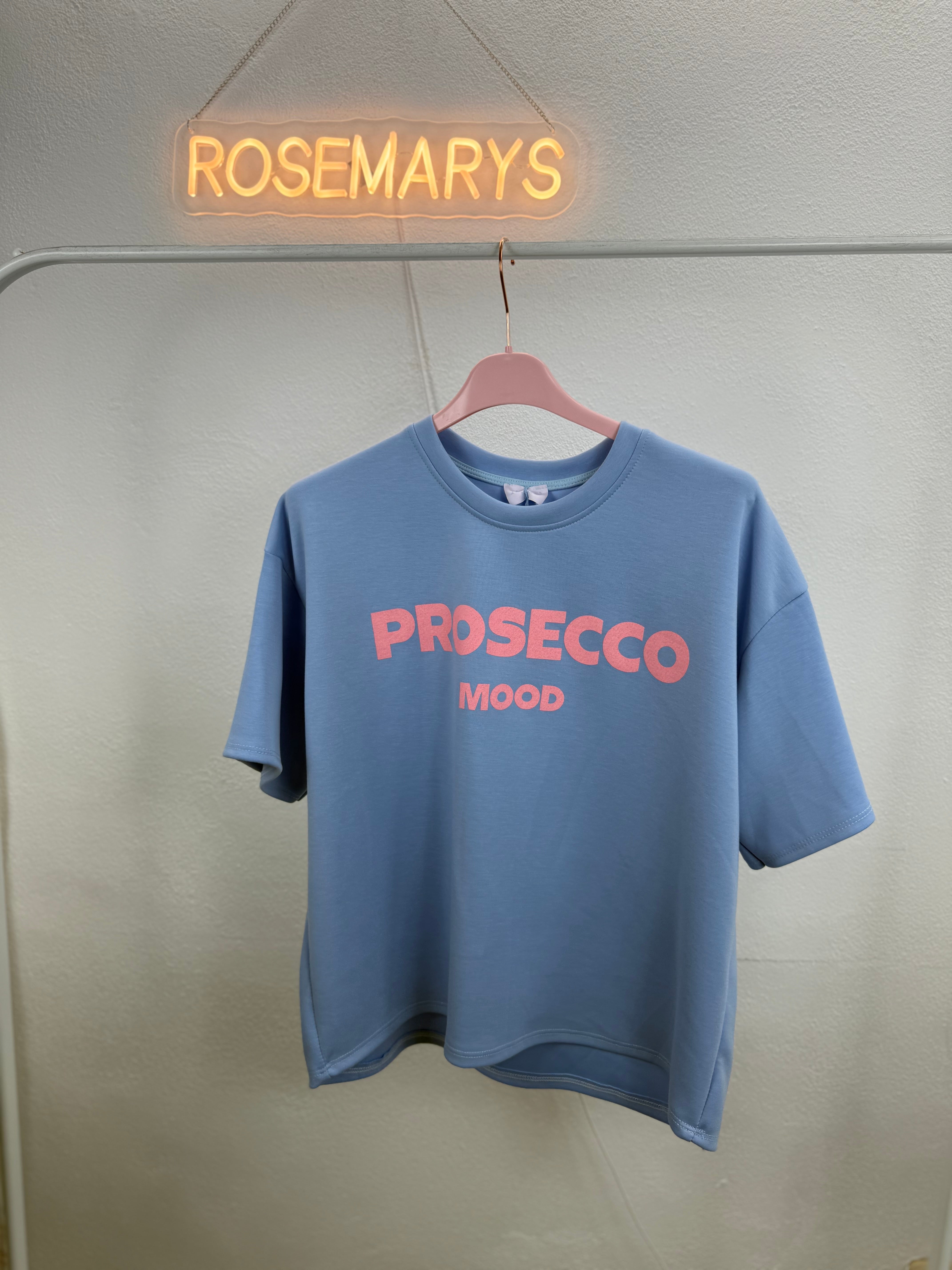 Tshirt aus Butterstoff - PROSECCO MOOD - verschiedene Farben