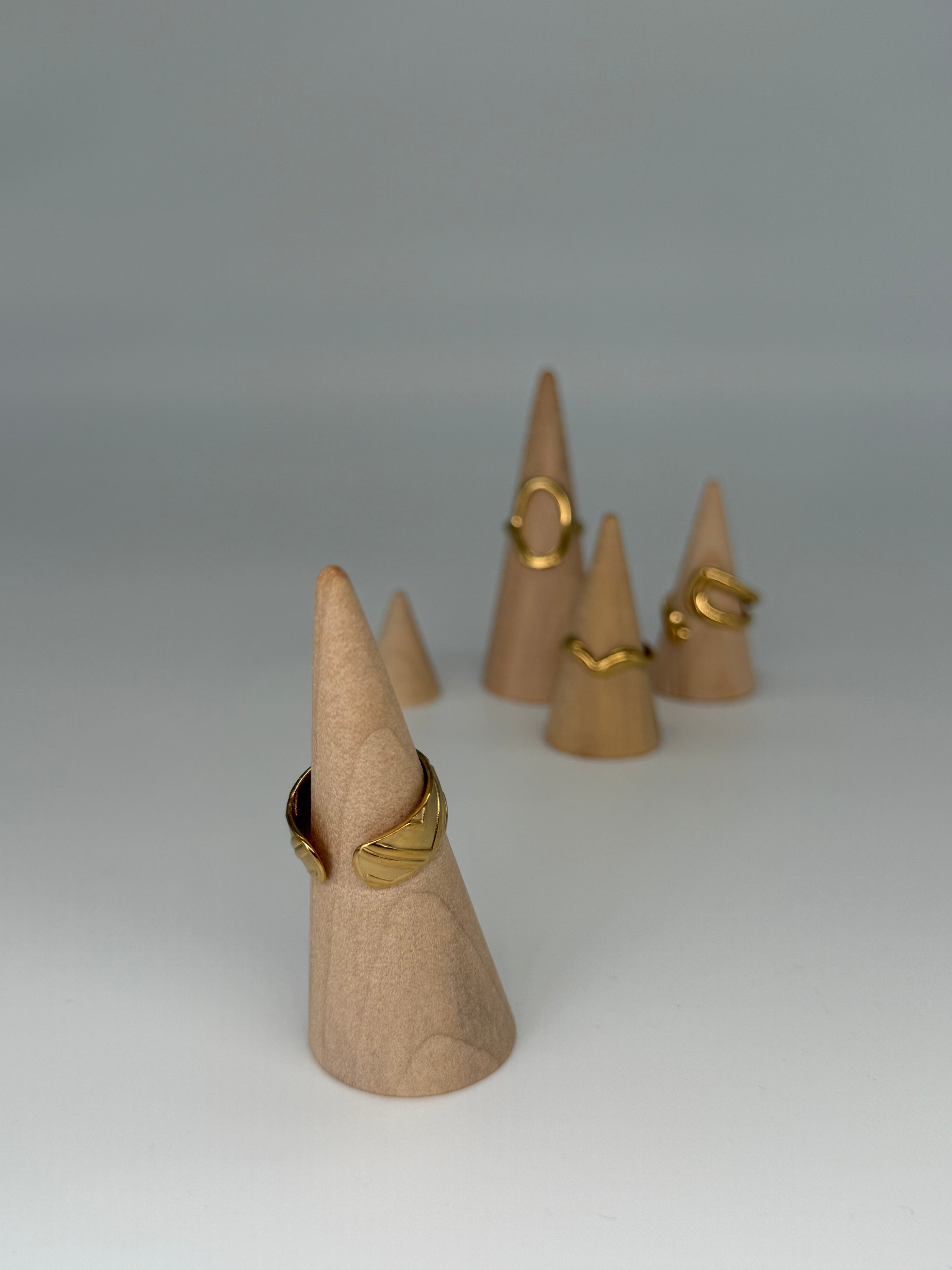 CLASSIC Ring (Gold)- größenverstellbar + 18k vergoldet (verschiedene Ausführungen)
