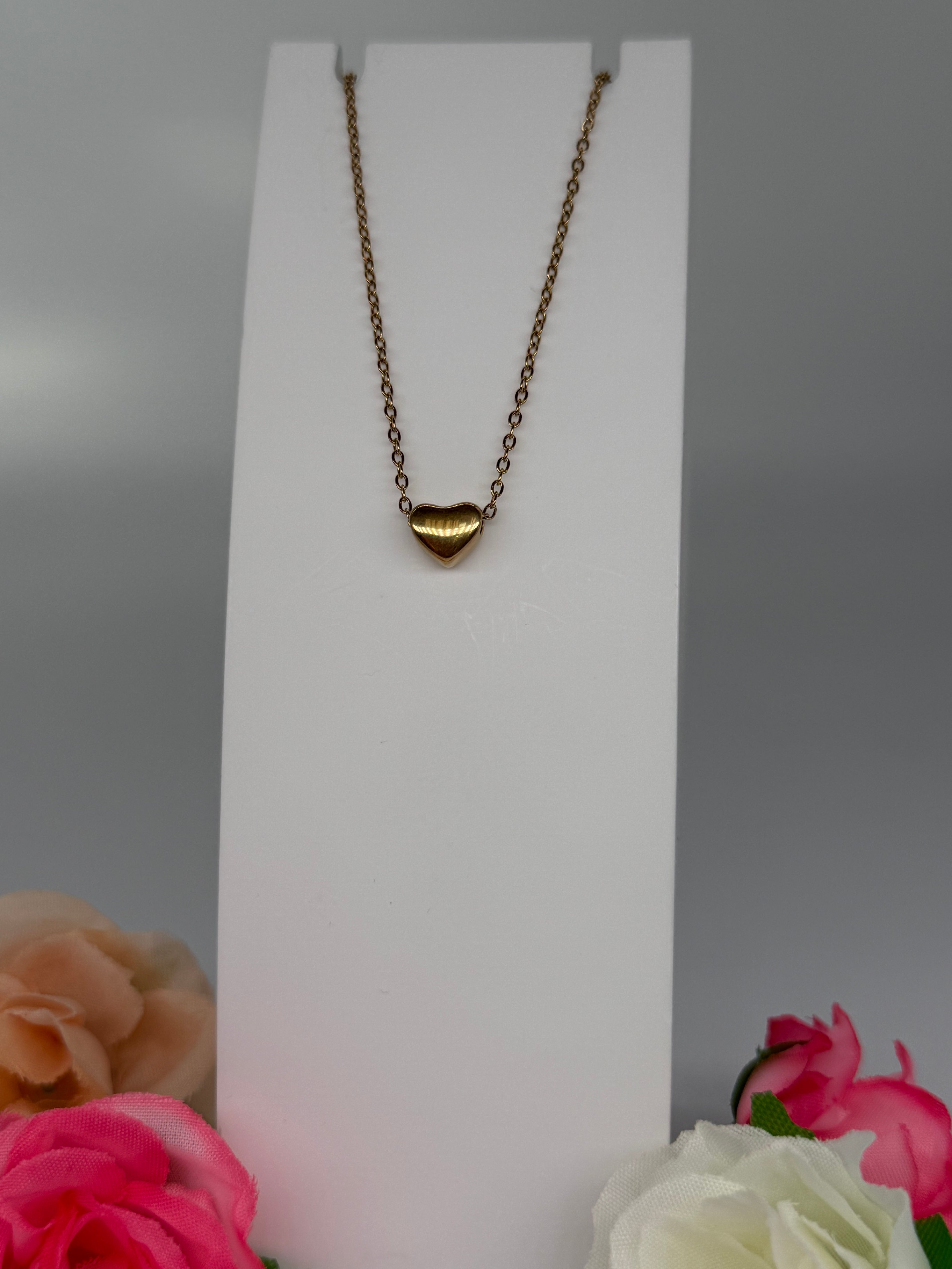 Kette SMALL HEART - in Gold und Silber
