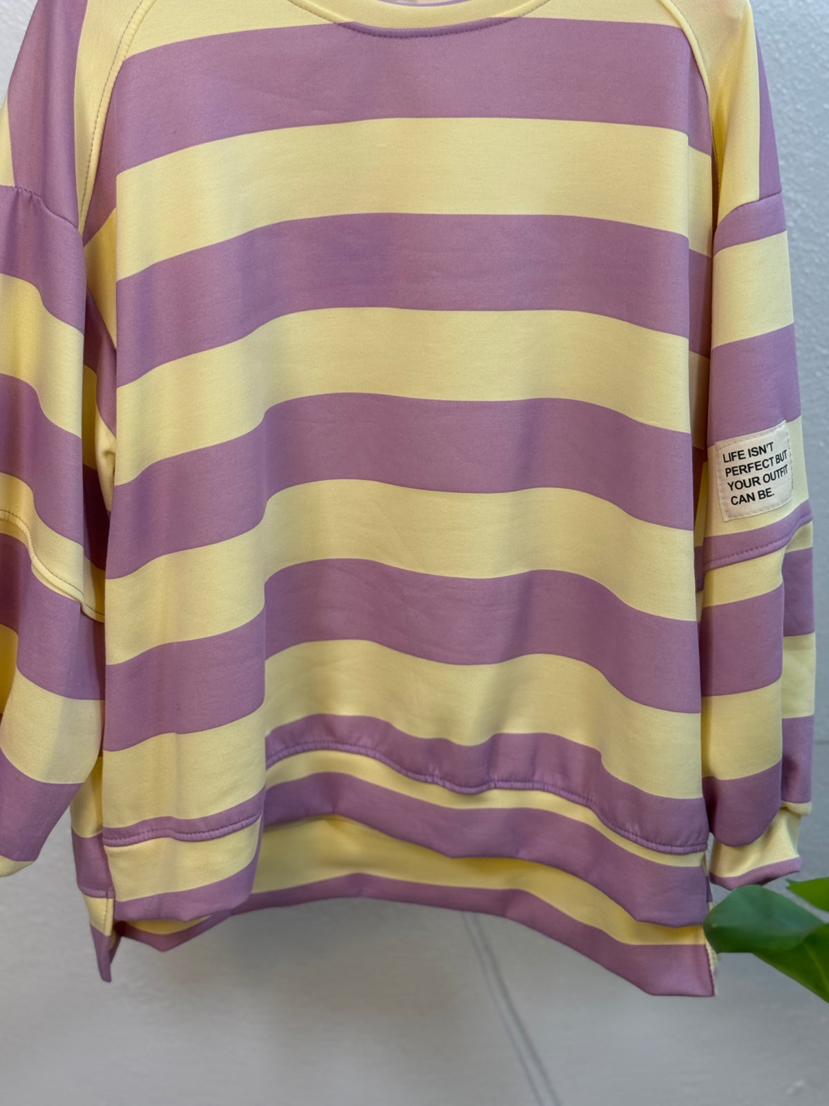 Color Crush Oversize-Pullover 🌈 - mit Streifen