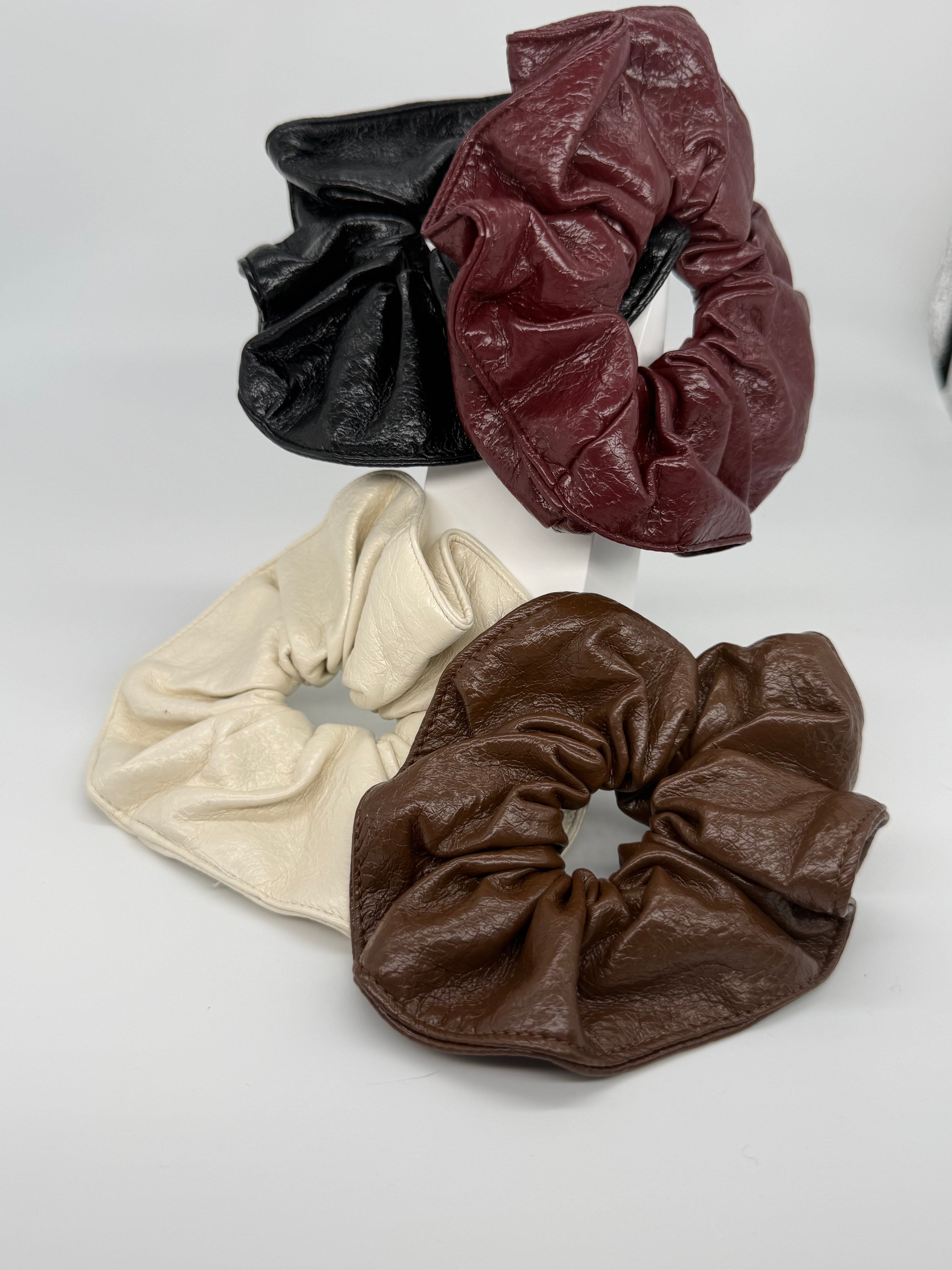 Scrunchie Kunstlederoptik MAXI Size