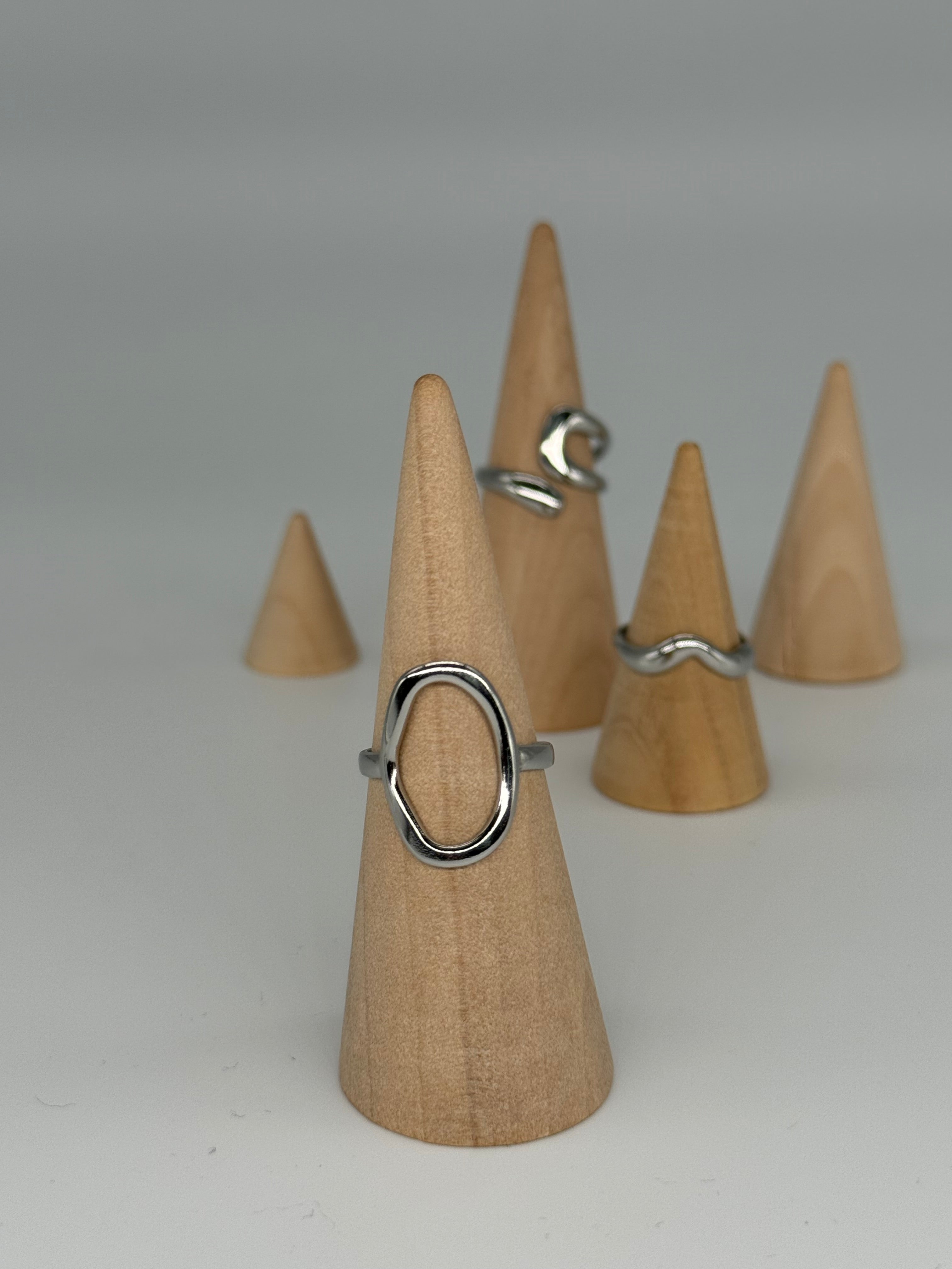 CLASSIC Ring (Silber) - größenverstellbar + 18K Vergoldung (verschiedene Ausführungen)