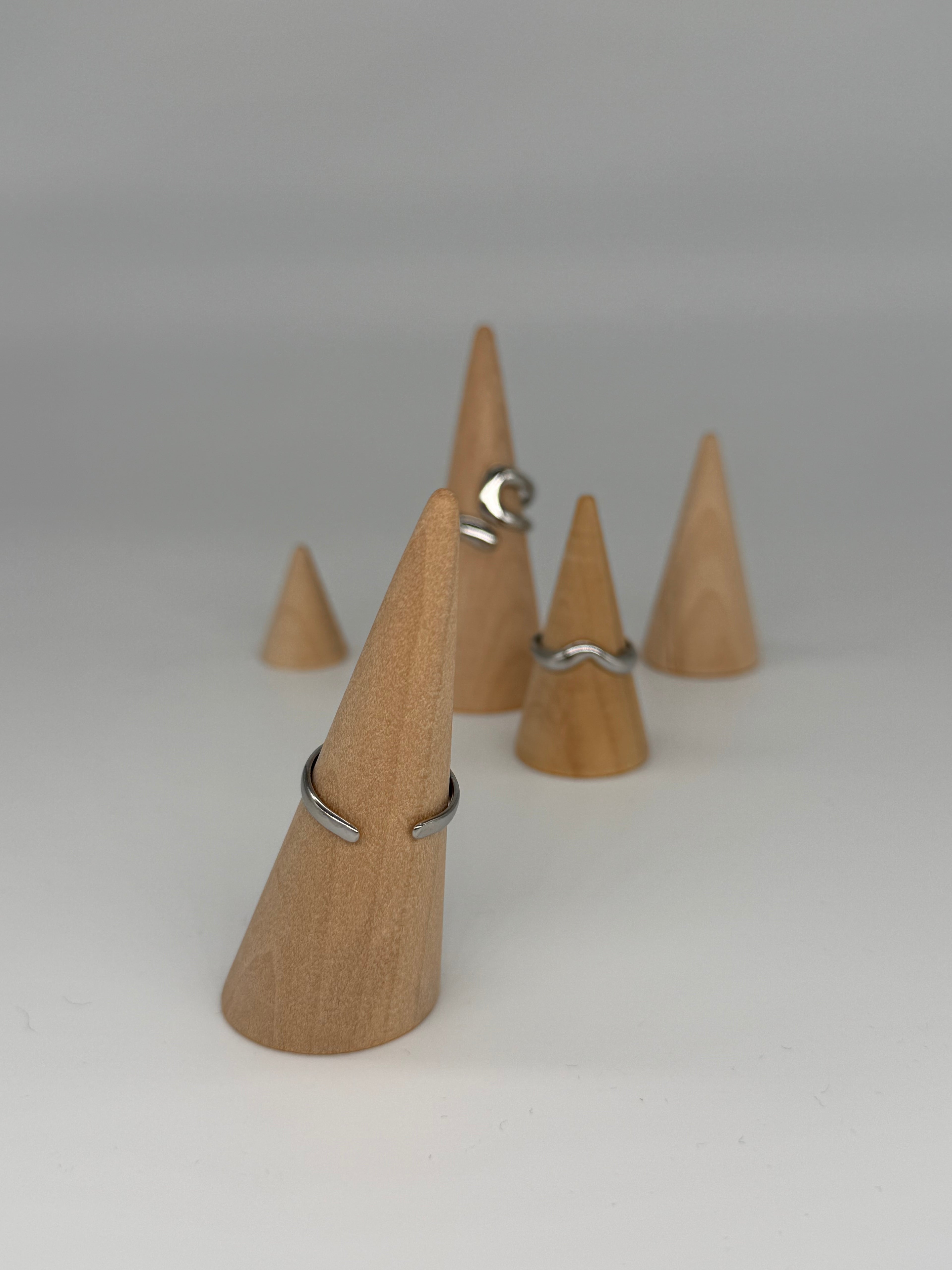 CLASSIC Ring (Silber) - größenverstellbar + 18K Vergoldung (verschiedene Ausführungen)