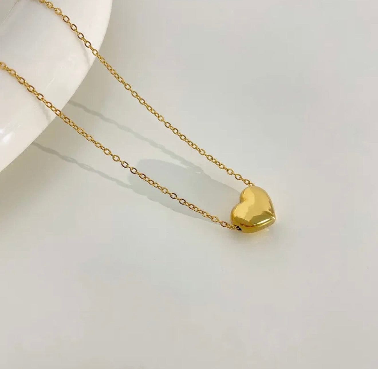 Kette SMALL HEART - in Gold und Silber