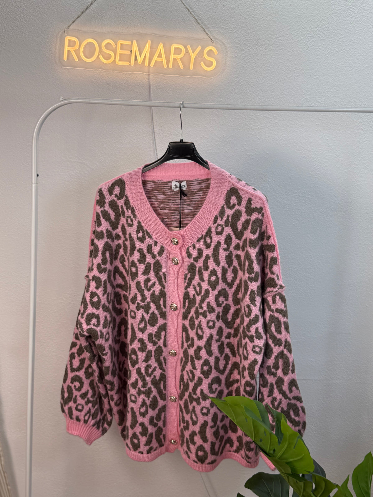 Oversize Cozy LEO Cardigan - mehrere Farben - bis 44/46 tragbar