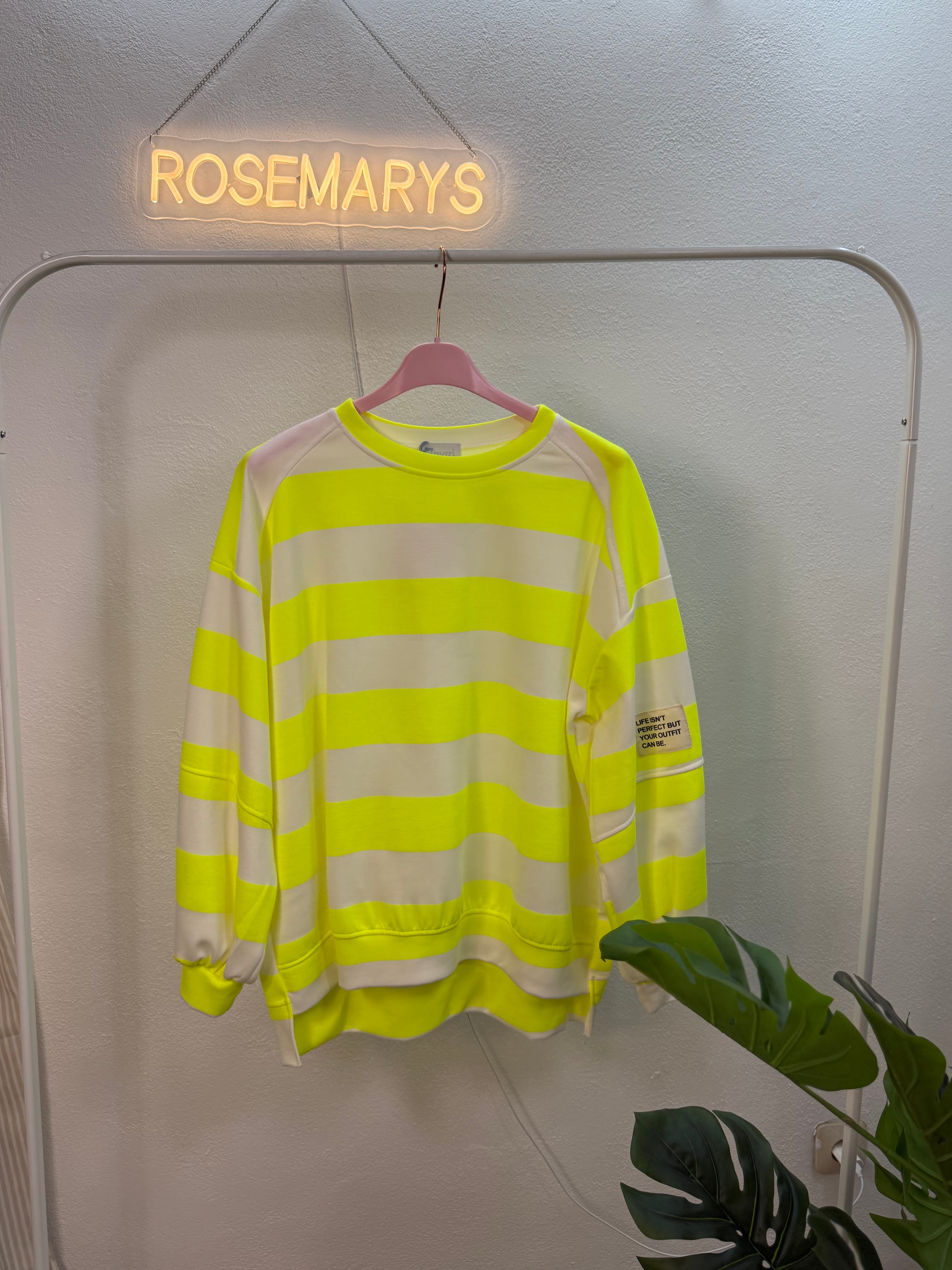 Color Crush Oversize-Pullover 🌈 - mit Streifen