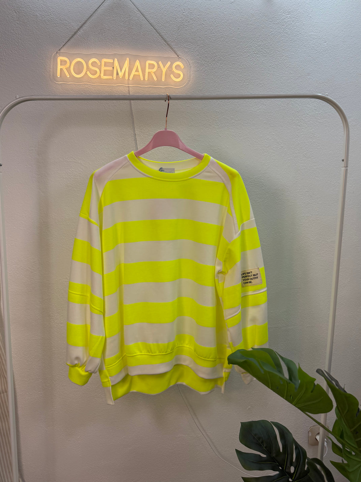 Color Crush Oversize-Pullover 🌈 - mit Streifen