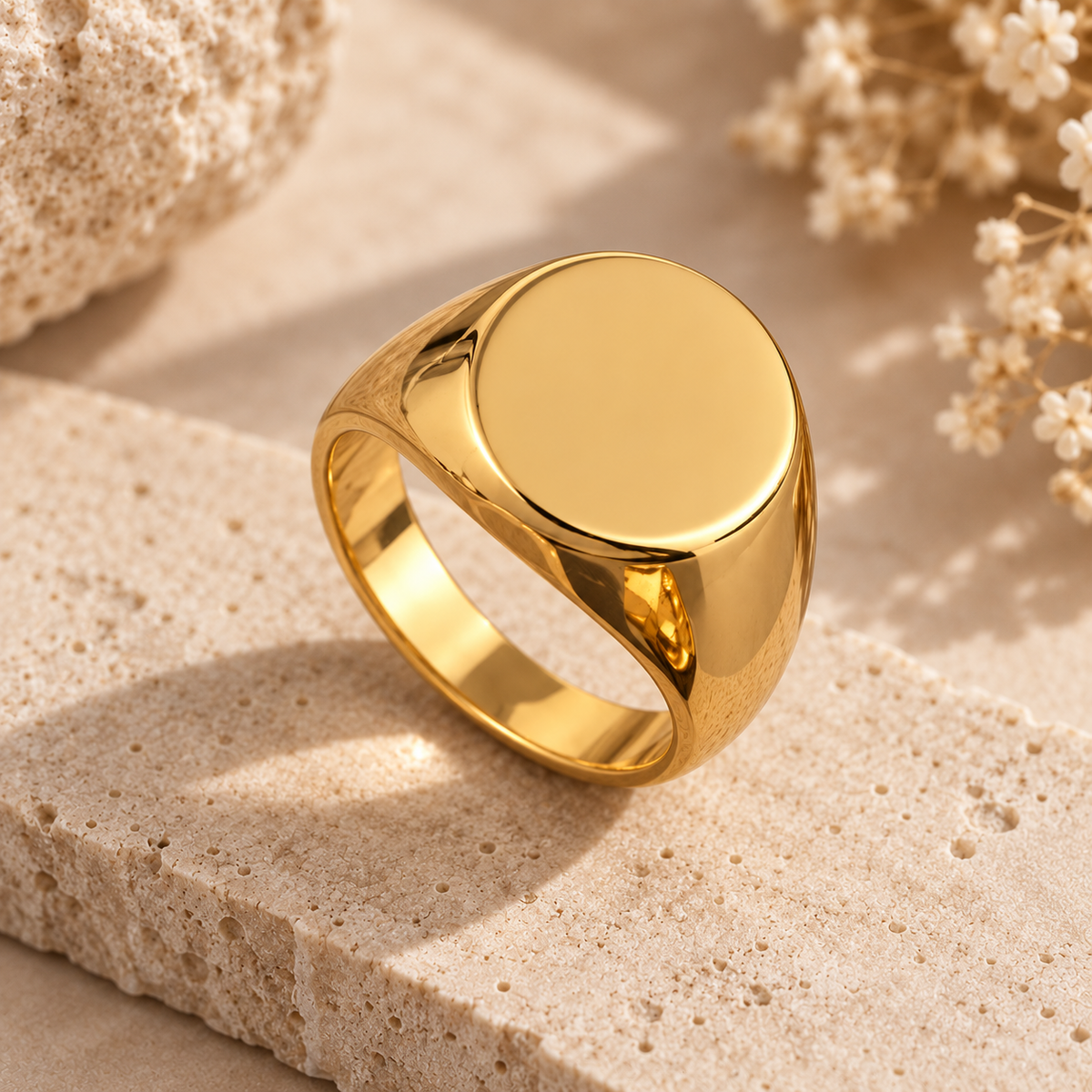 CHUNKY Statement Ringe – 18K vergoldeter Edelstahl