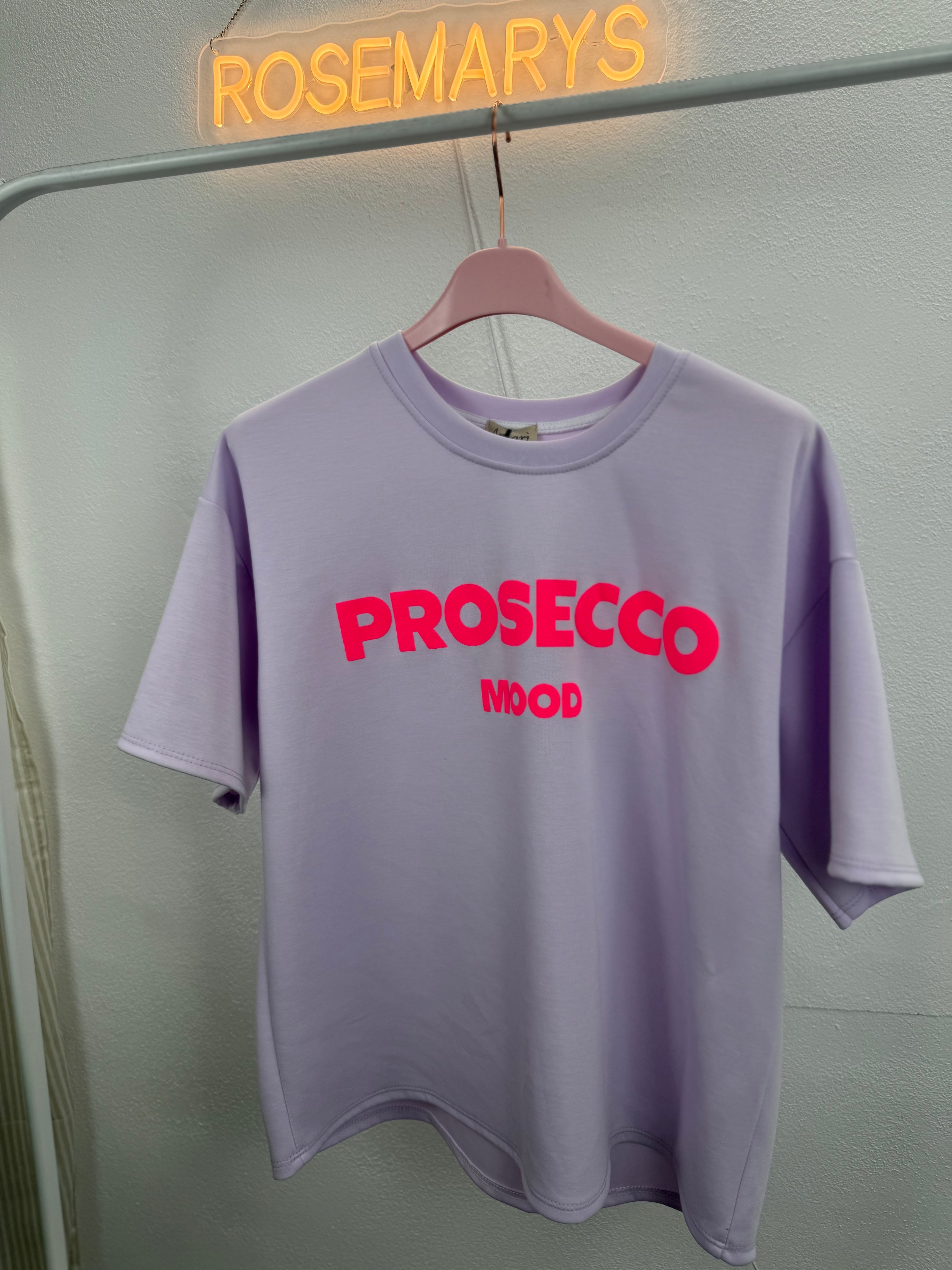 Tshirt aus Butterstoff - PROSECCO MOOD - verschiedene Farben