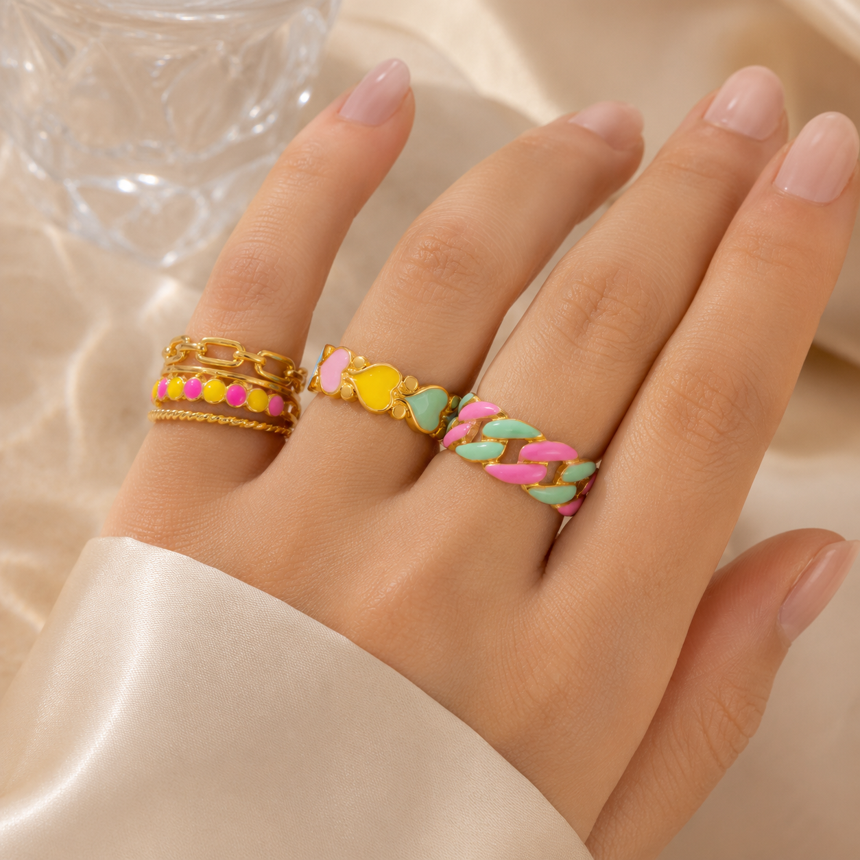 CANDY 🍭 Ring - Kollektion aus Edelstahl