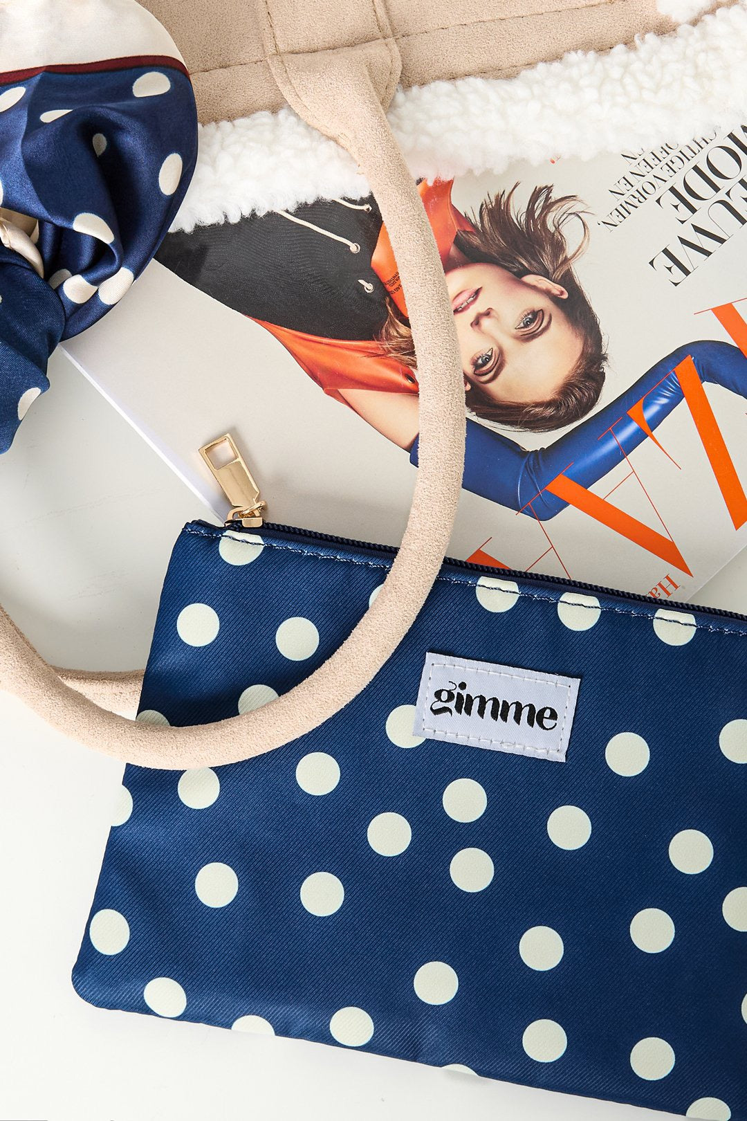Kosmetikbeutel POLKA DOTS - small & large