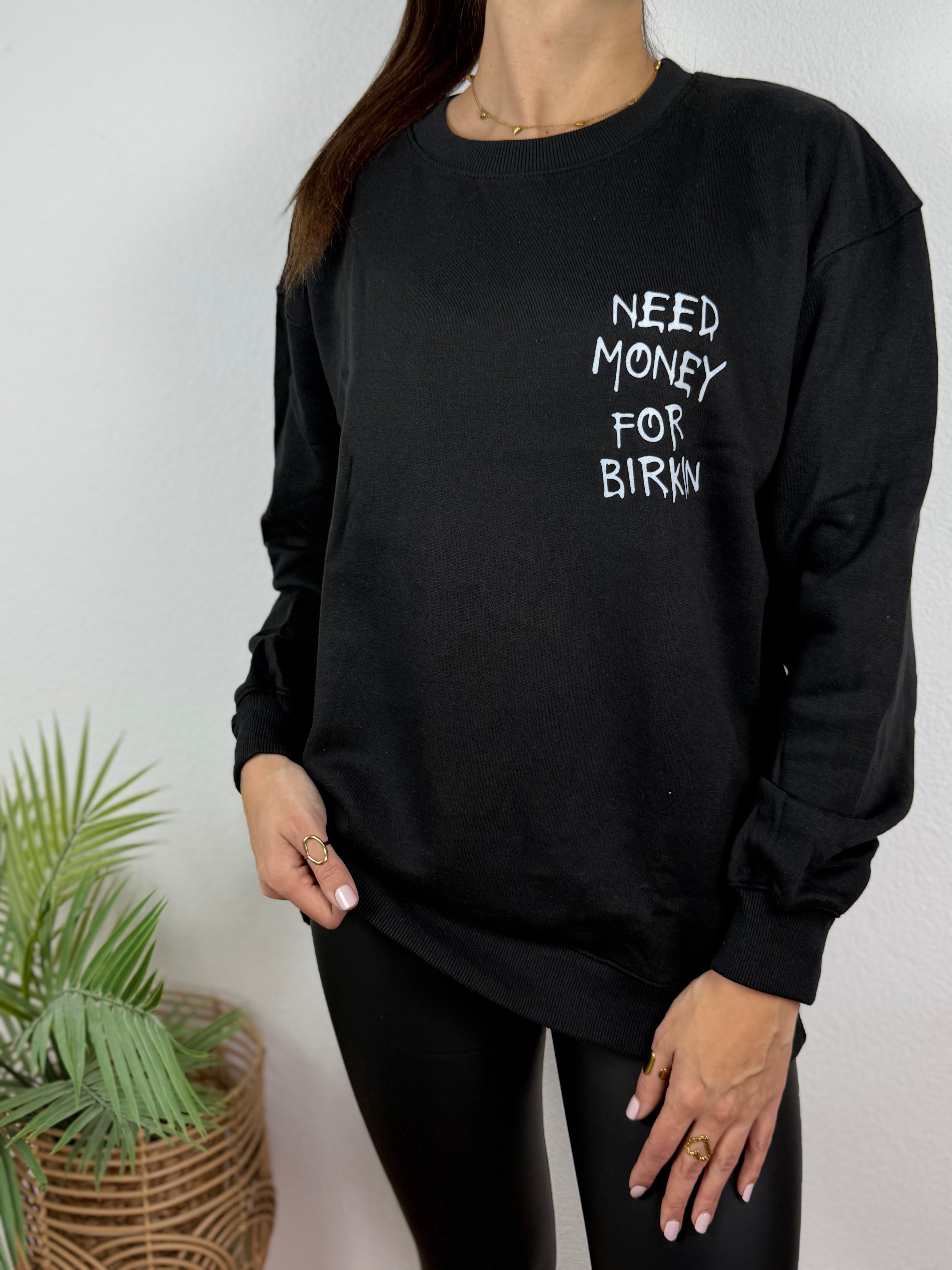 Sweatshirt NEED MONEY - verschiedene Farben