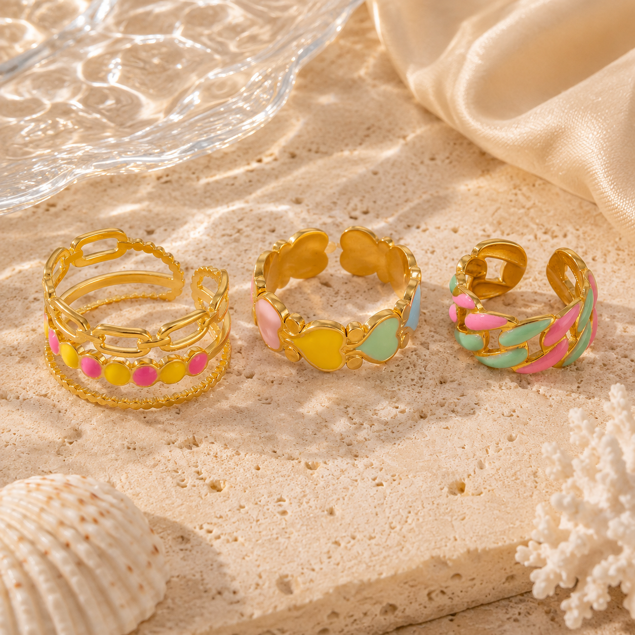 CANDY 🍭 Ring - Kollektion aus Edelstahl