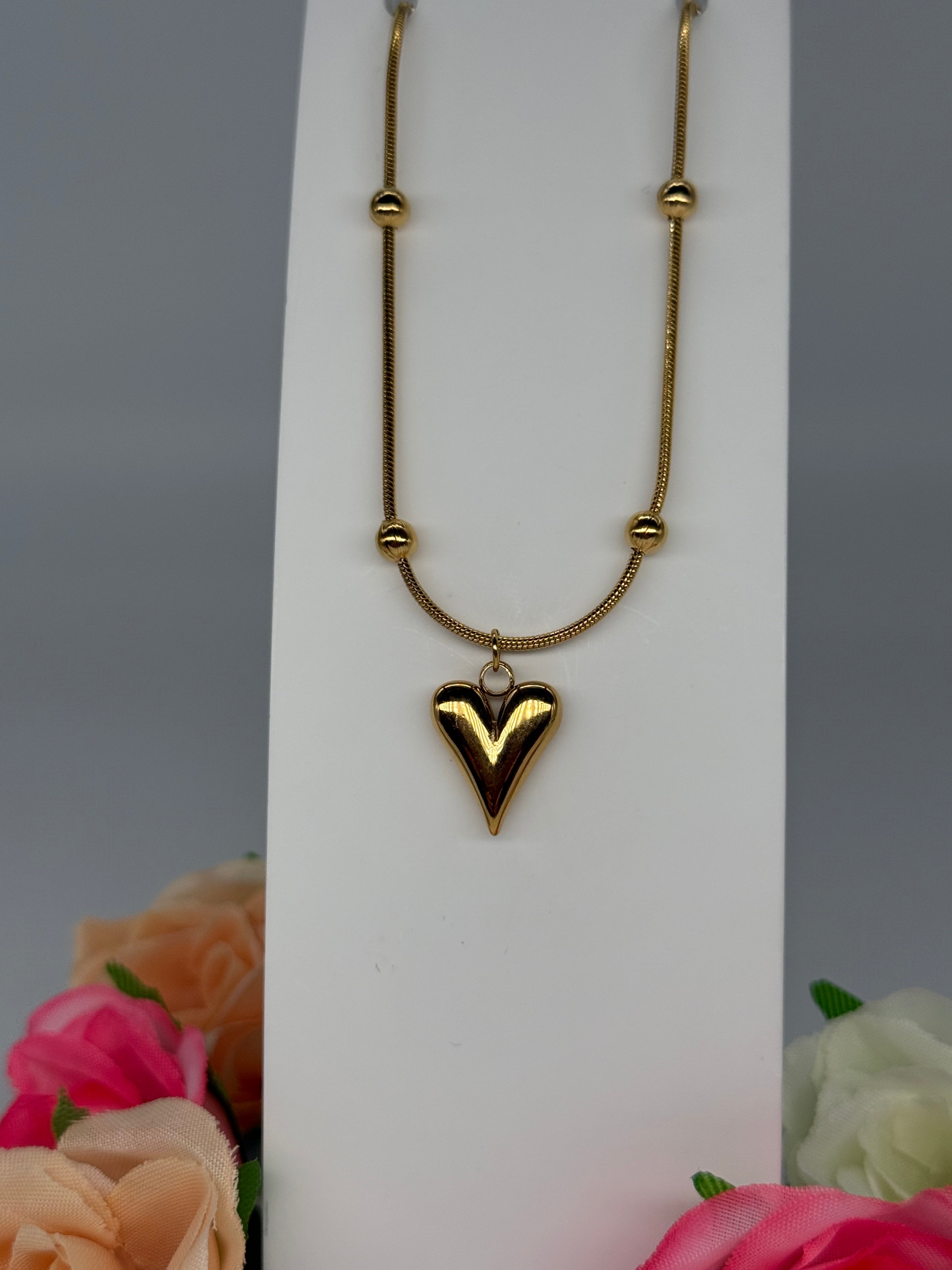 Kette HEARTS - wasserfest, rostfrei
