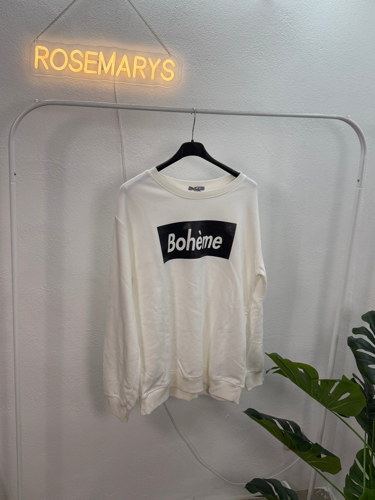 BOHÈME Sweatshirt aus Baumwolle - mehrere Farben - bis 42 tragbar