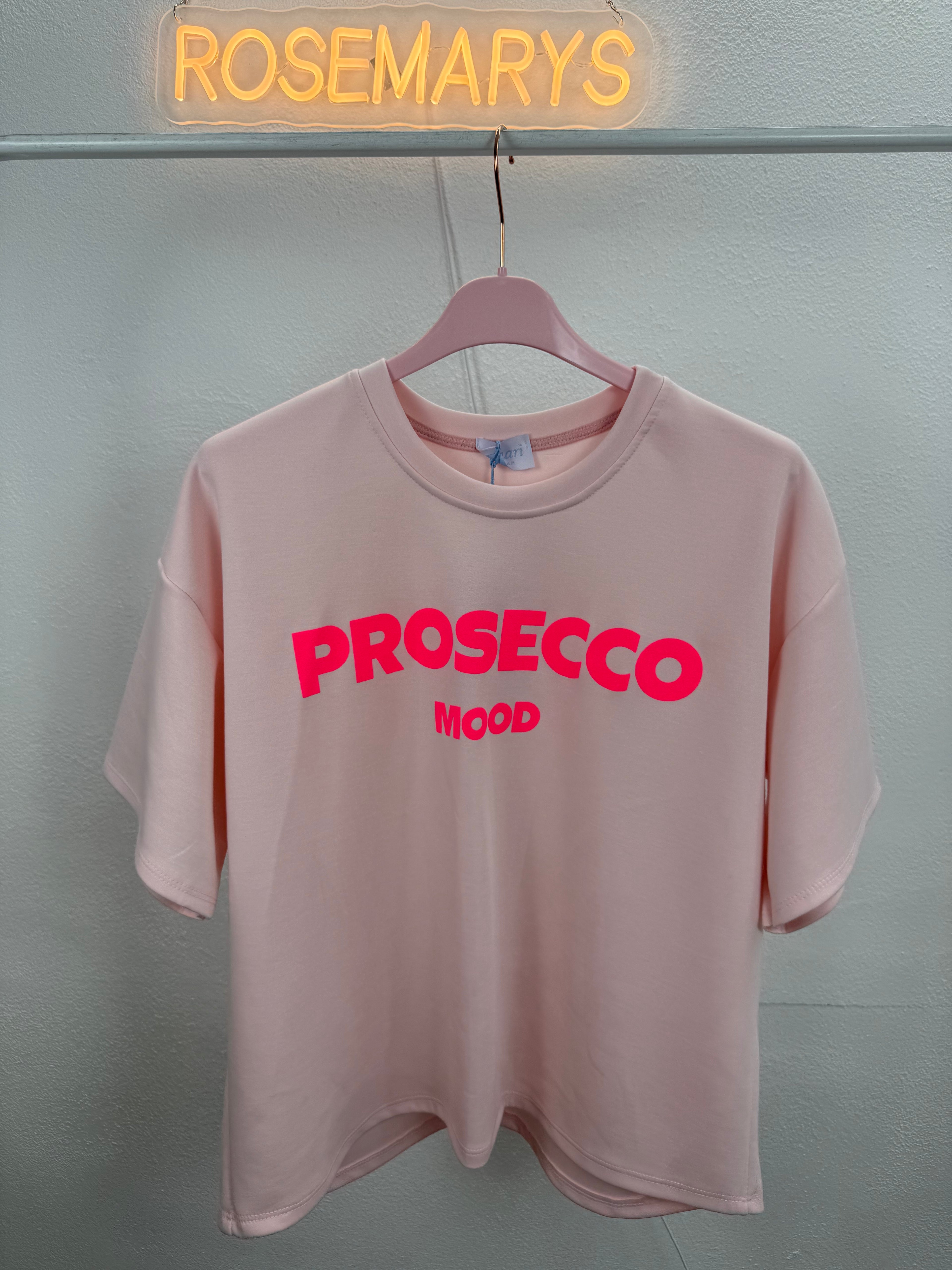 Tshirt aus Butterstoff - PROSECCO MOOD - verschiedene Farben
