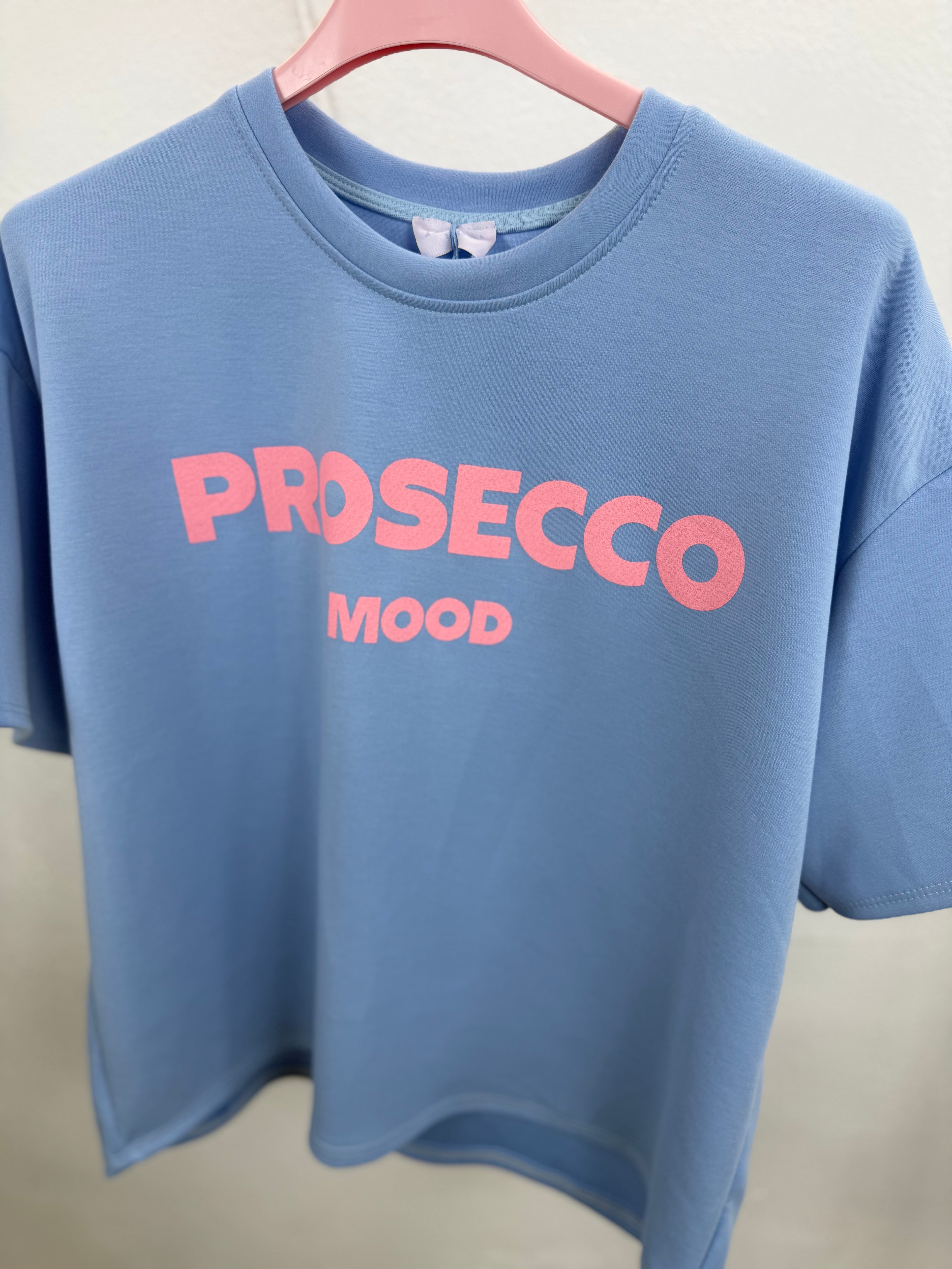 Tshirt aus Butterstoff - PROSECCO MOOD - verschiedene Farben
