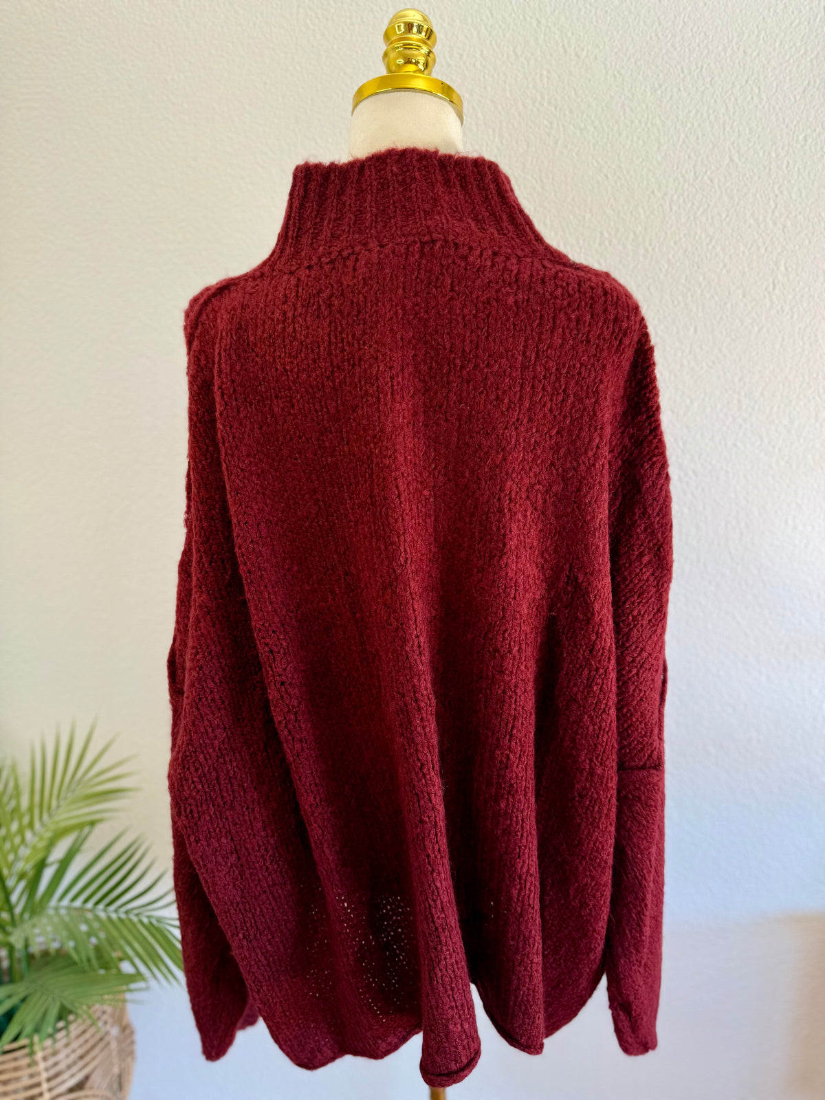 Ultra Oversize Strickcardigan mit Knopfleiste