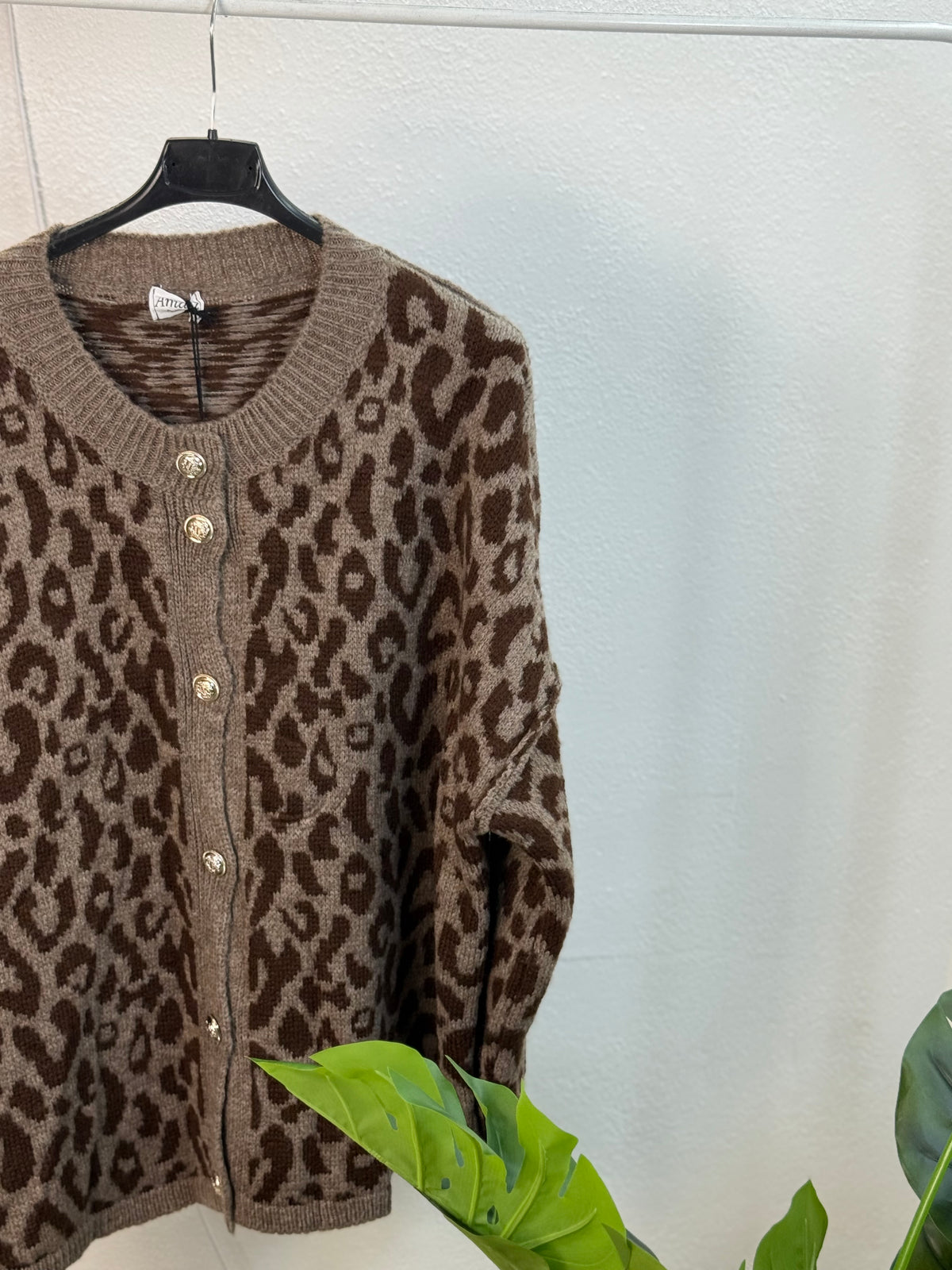 Oversize Cozy LEO Cardigan - mehrere Farben - bis 44/46 tragbar