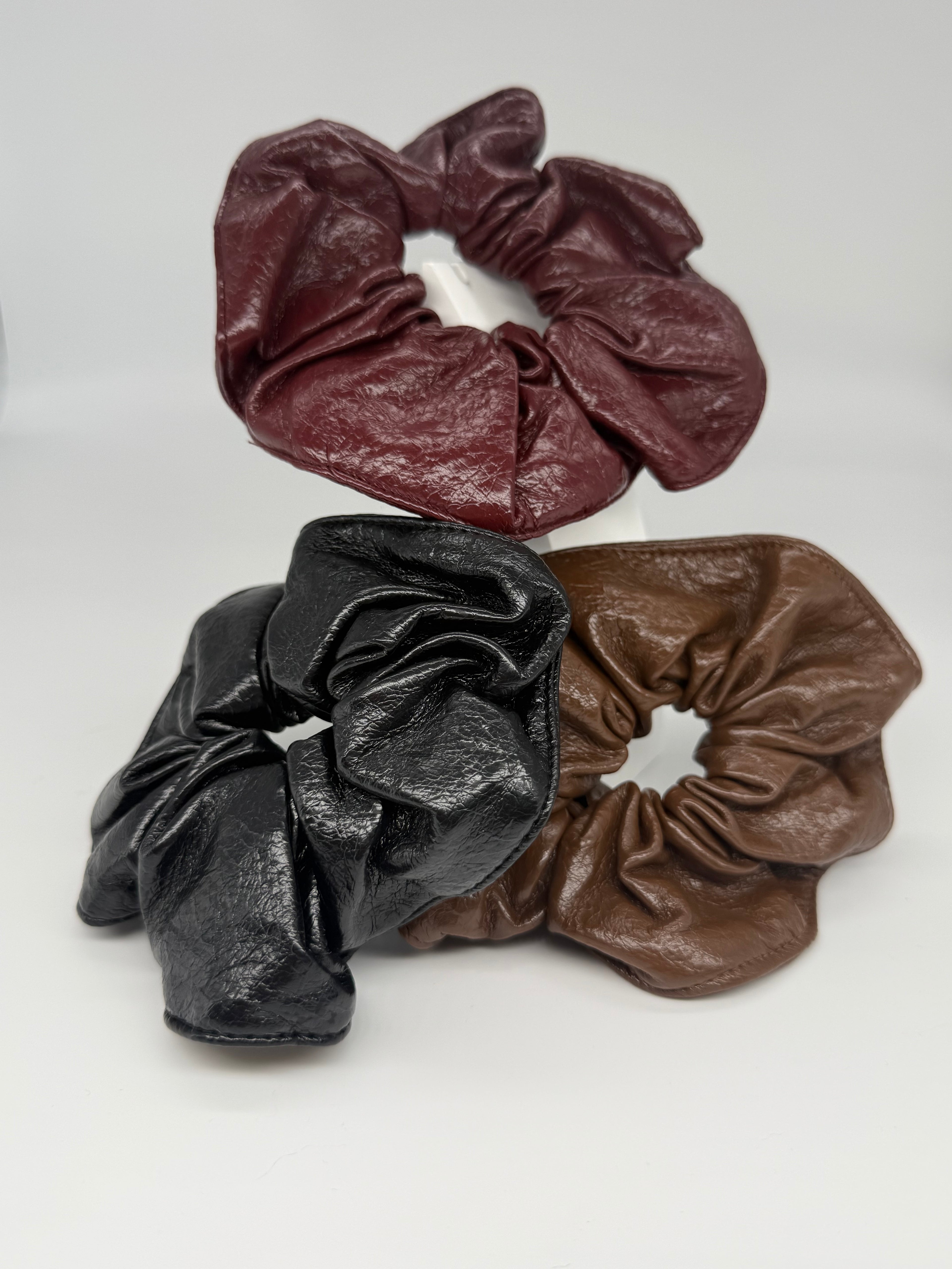 Scrunchie Kunstlederoptik MAXI Size