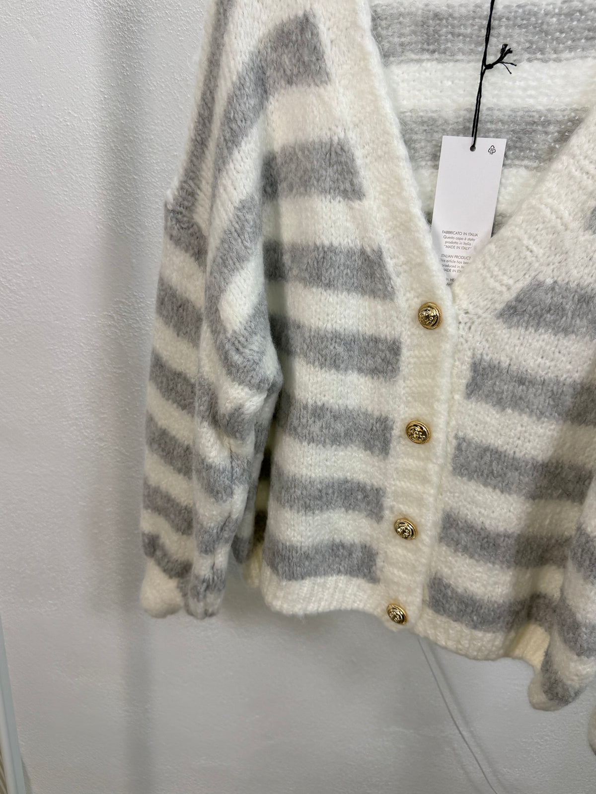 SOFT STRIPE CARDIGAN - mehrere Farben - bis 44/46 tragbar