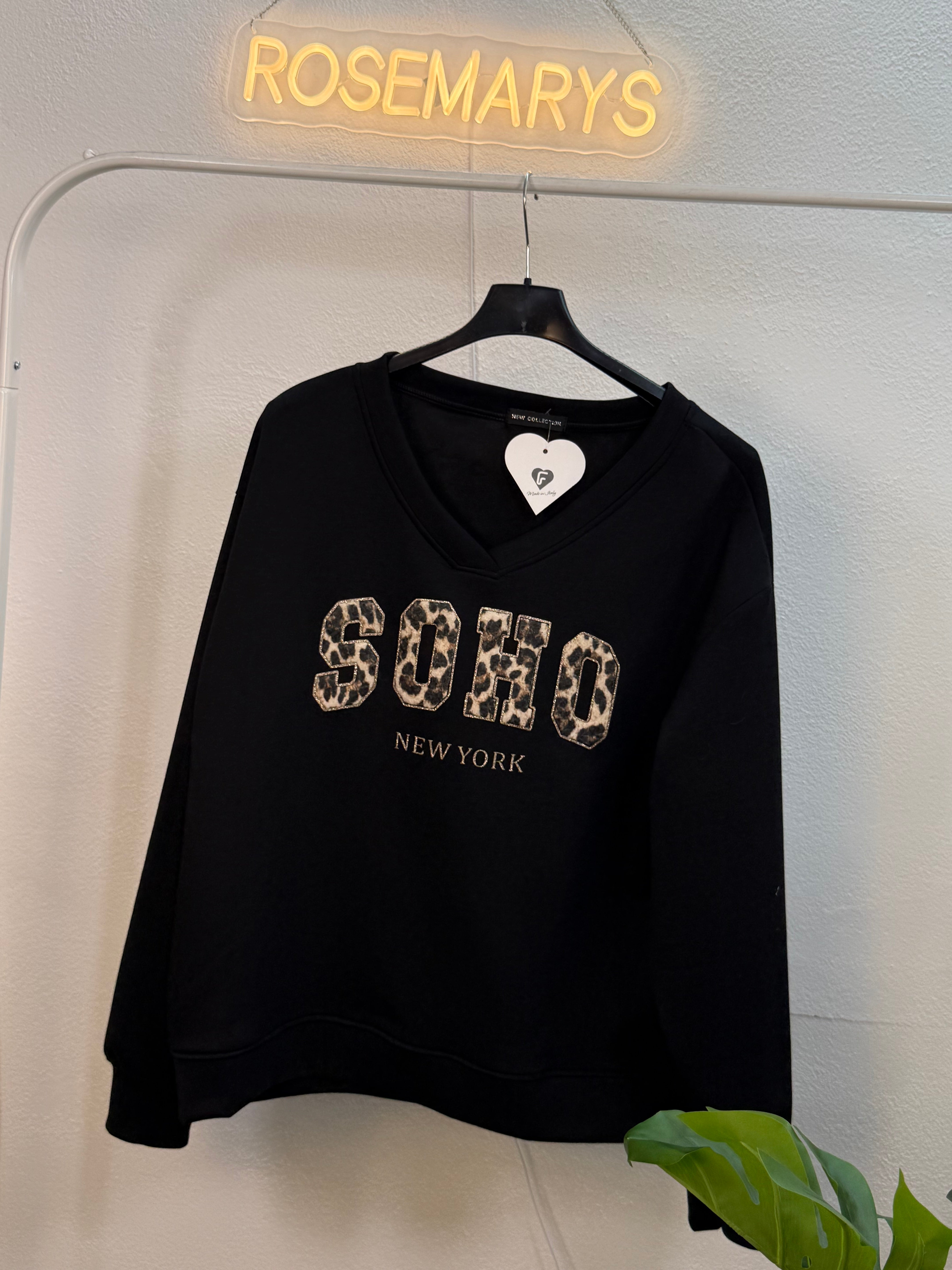 Soho Pullover – Leo Details 🐆✨- verschiedene Farben