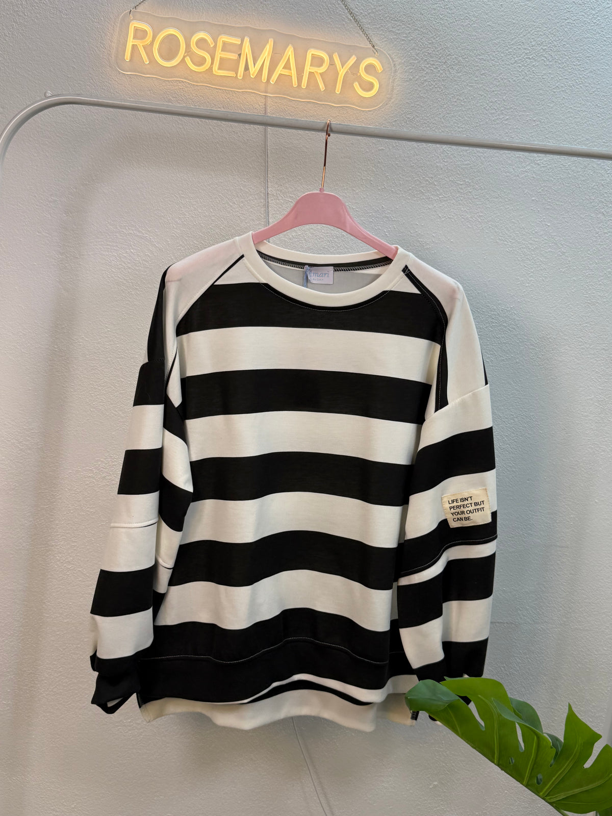 Color Crush Oversize-Pullover 🌈 - mit Streifen