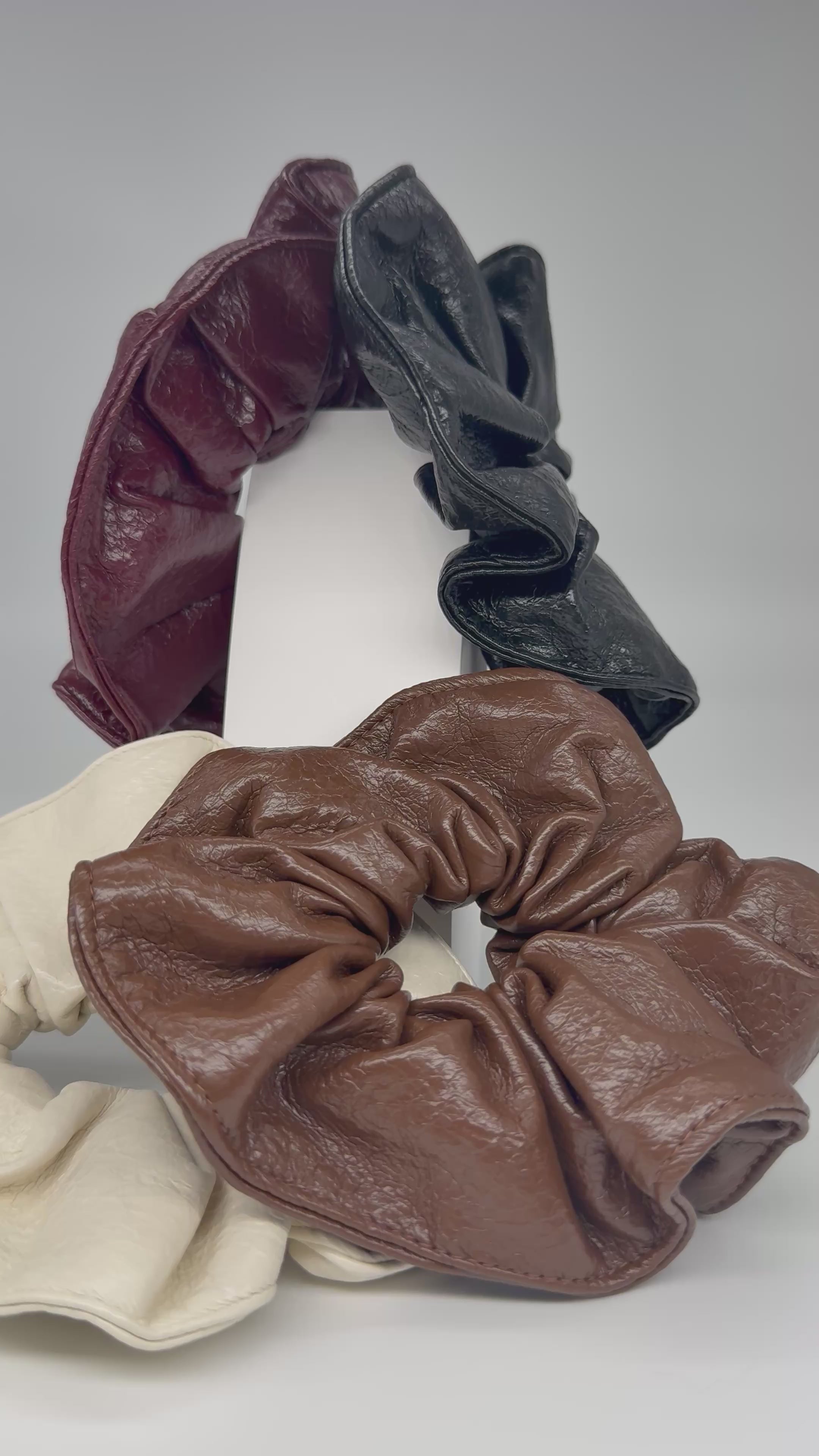 Scrunchie Kunstlederoptik MAXI Size