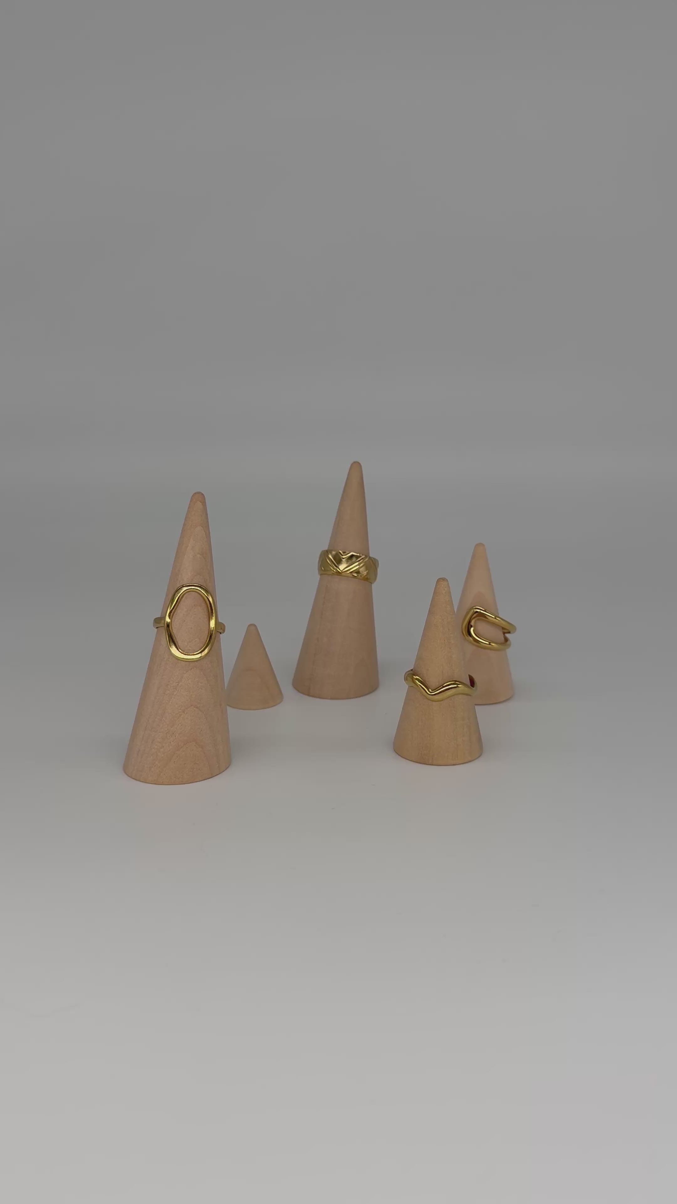 CLASSIC Ring (Gold)- größenverstellbar + 18k vergoldet (verschiedene Ausführungen)